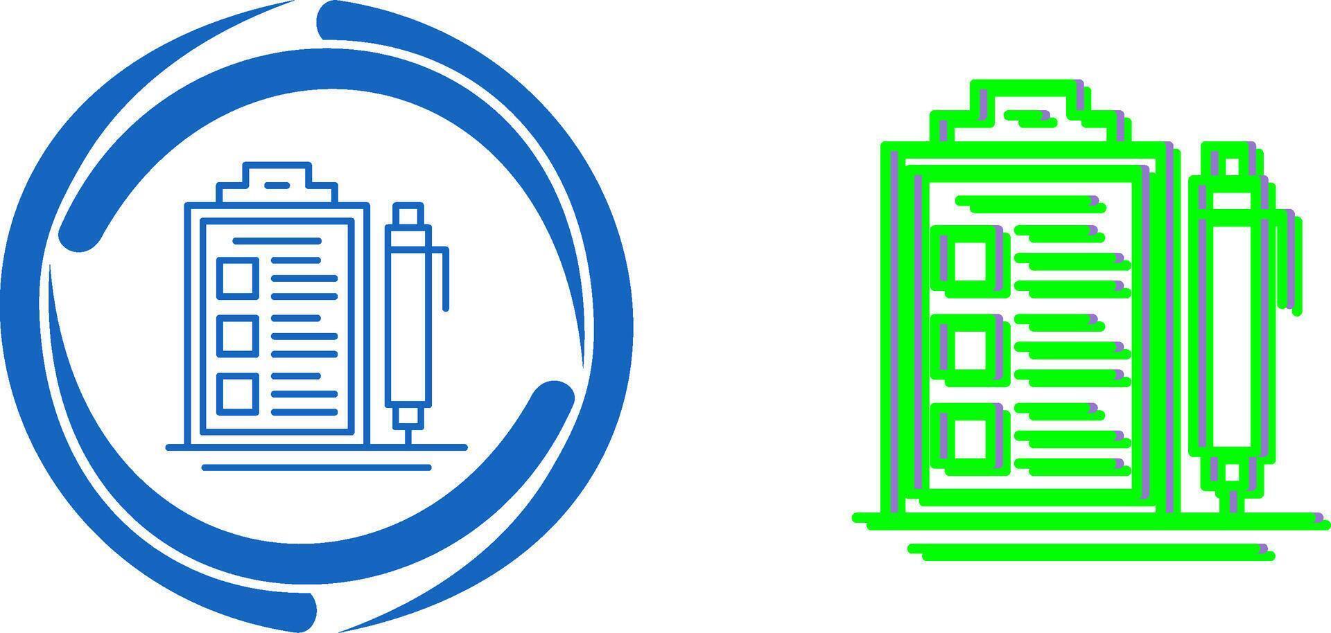 Check List Icon Design vector