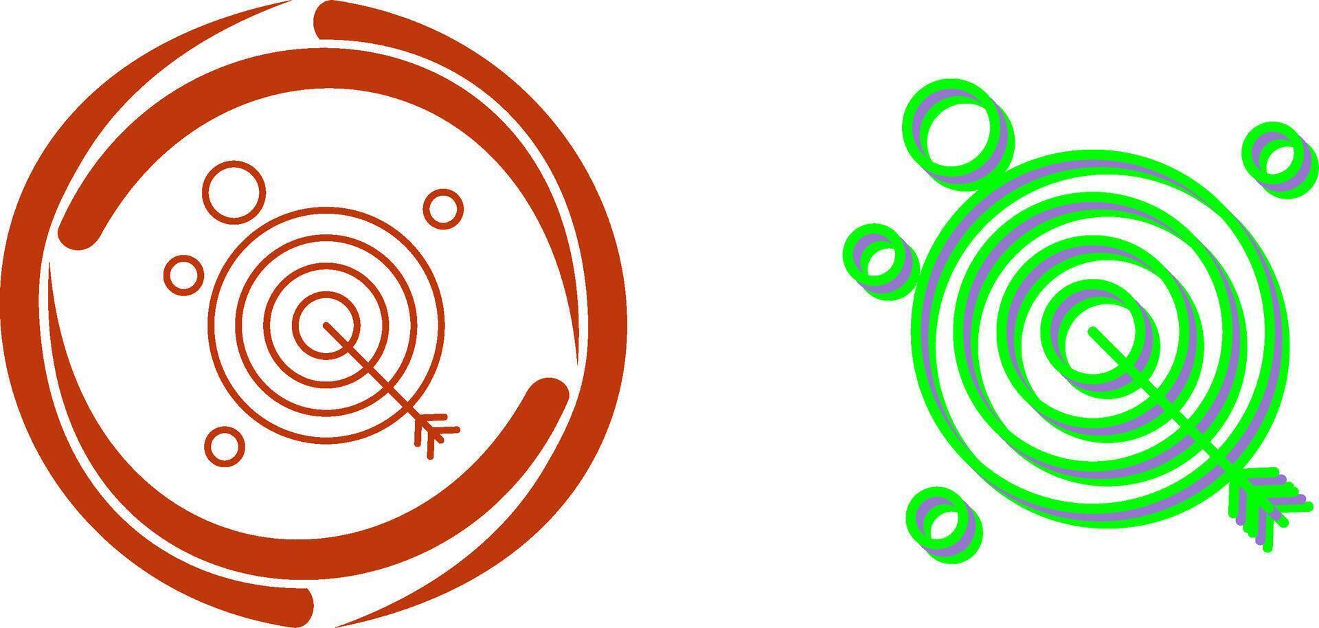 Target Icon Design vector