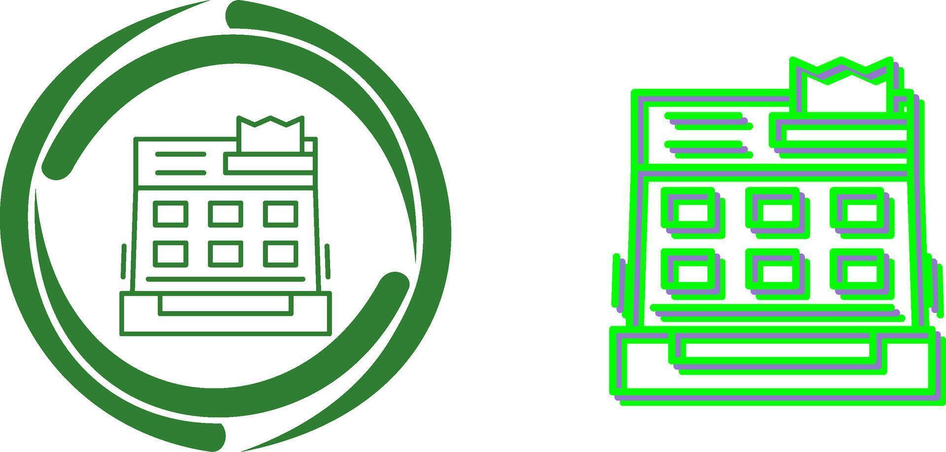 Cashier Icon Design vector