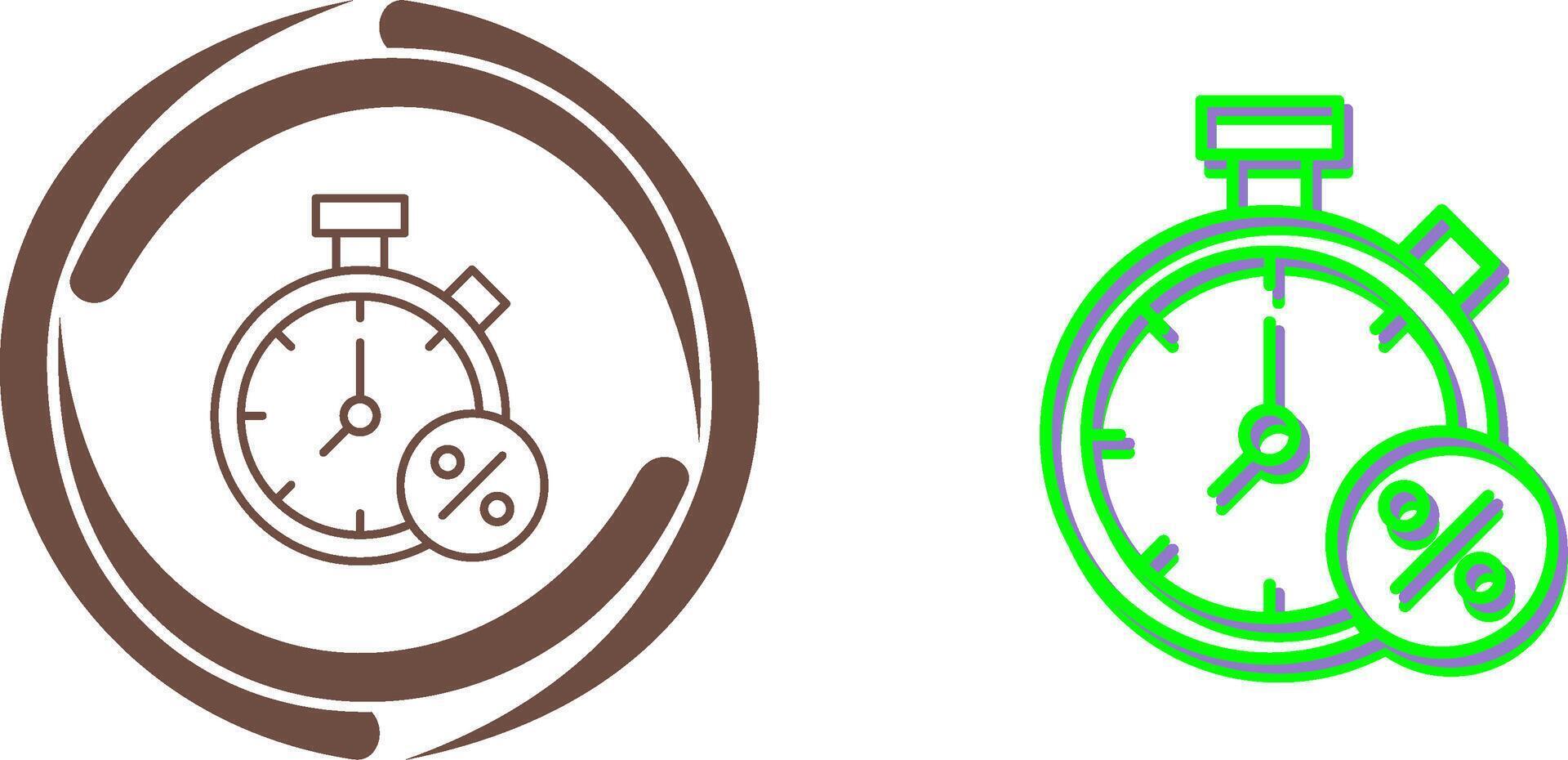 Timer Icon Design vector