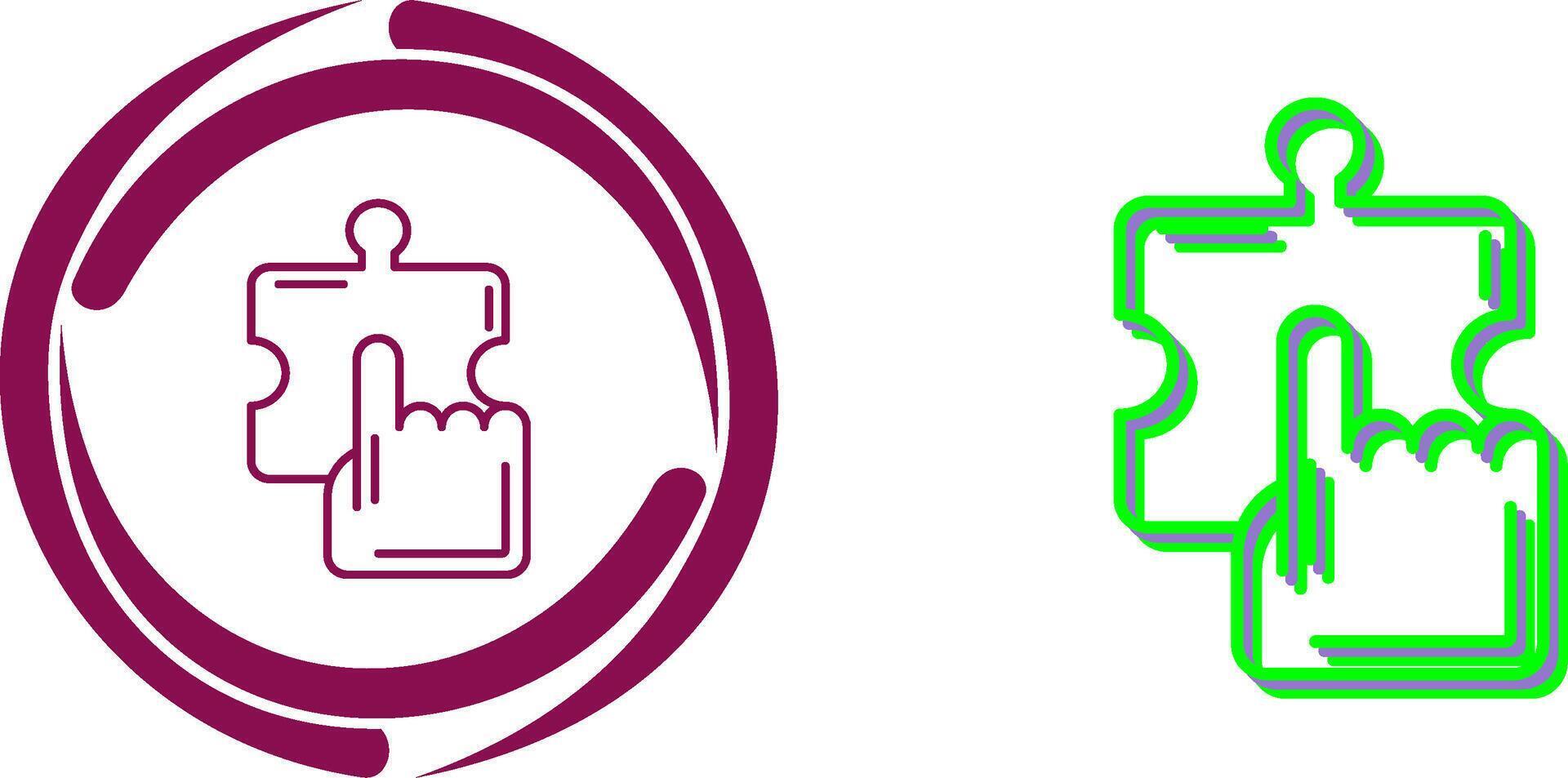 Quick Selection Icon Design vector