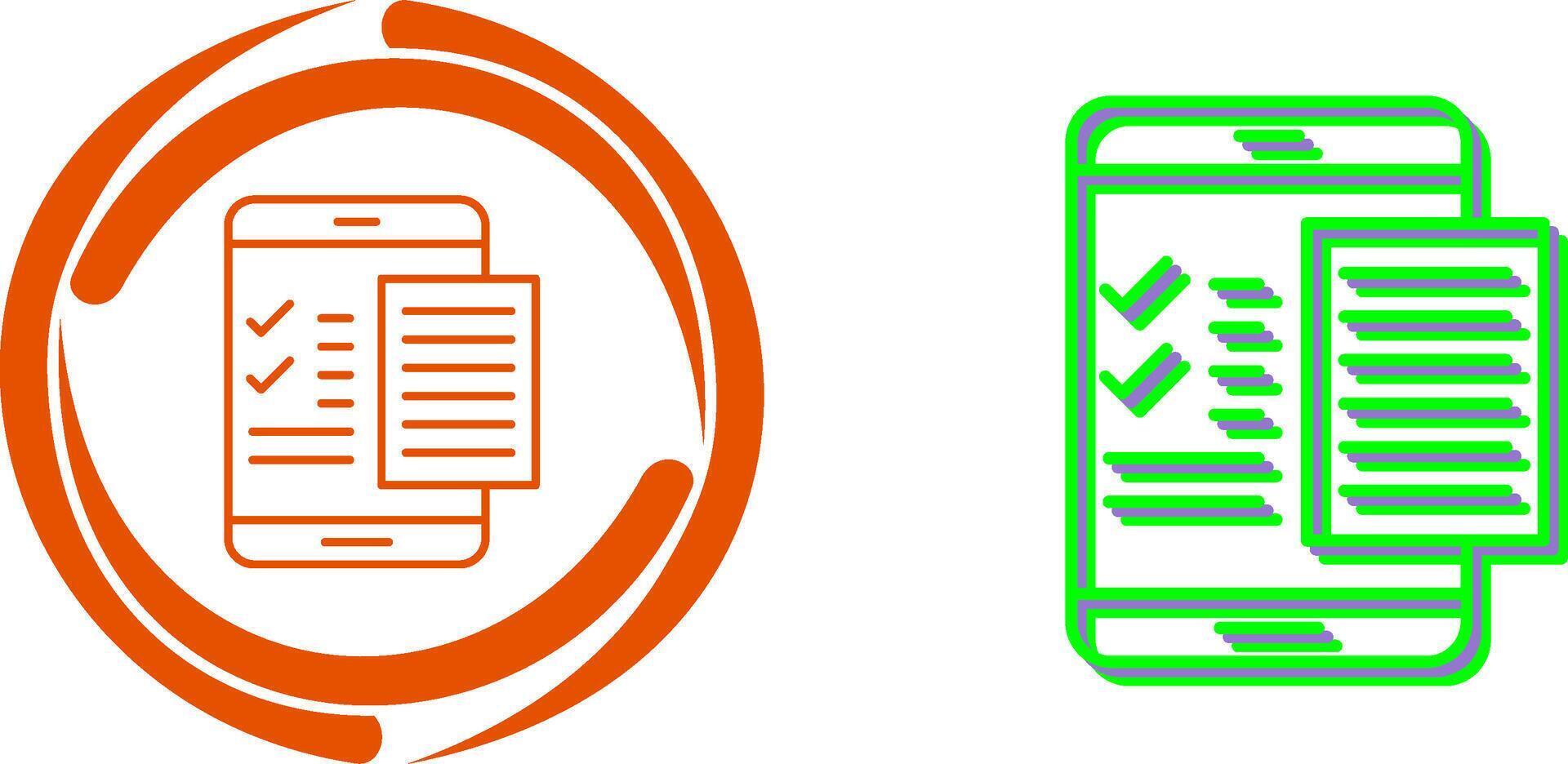 Check List Icon Design vector