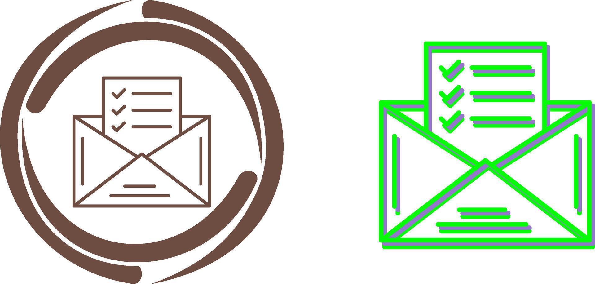 Check List Icon Design vector