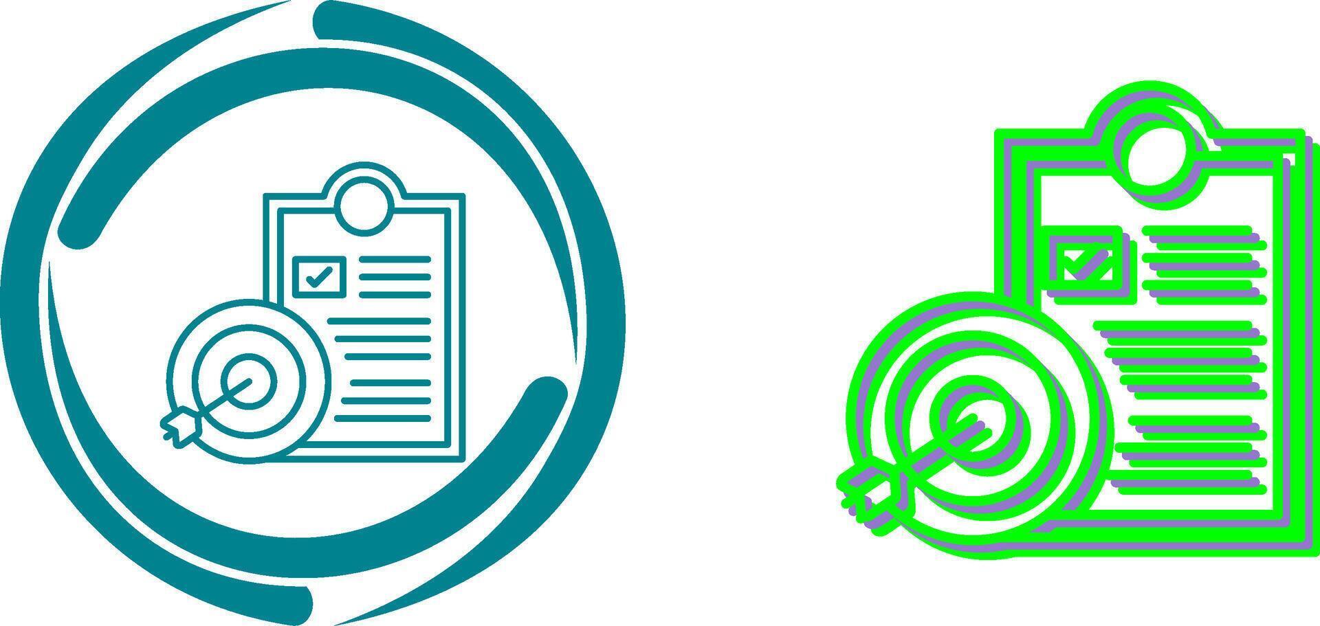 Goals Icon Design vector
