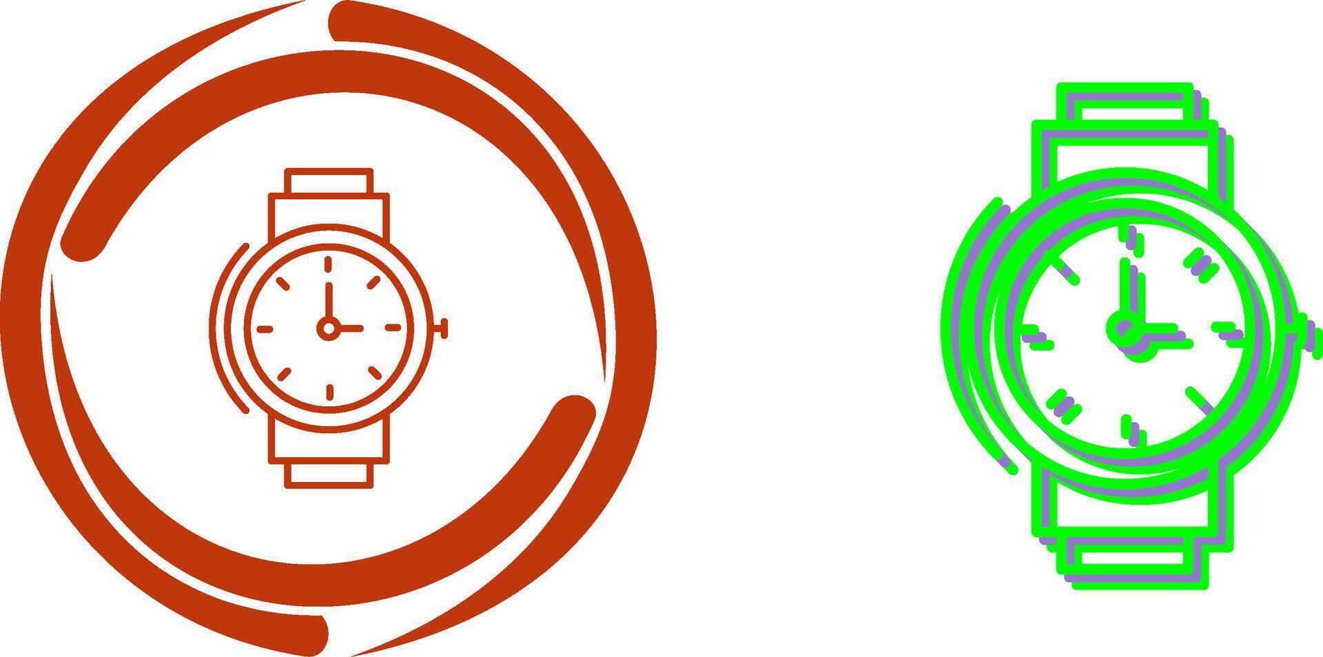 Wrist Watch Icon Design vector