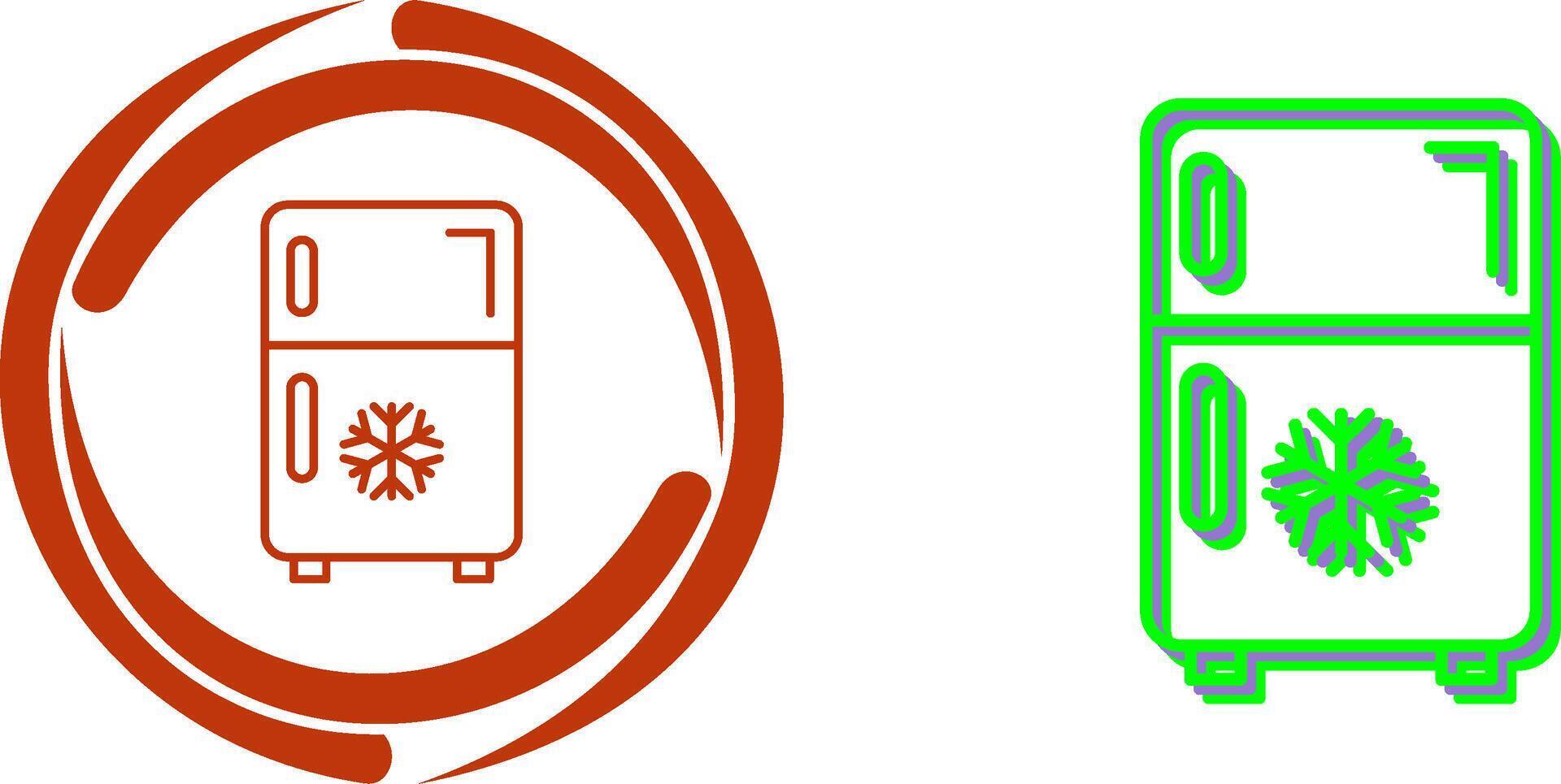 Fridge Icon Design vector