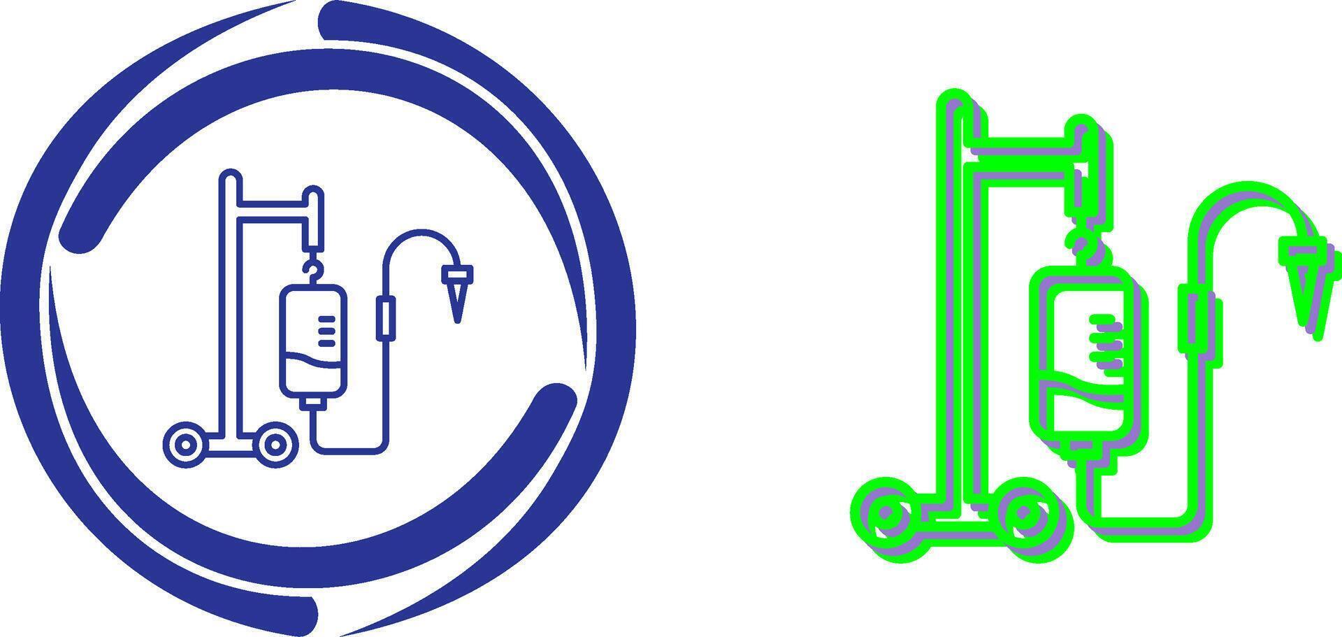 Intravenous Icon Design vector