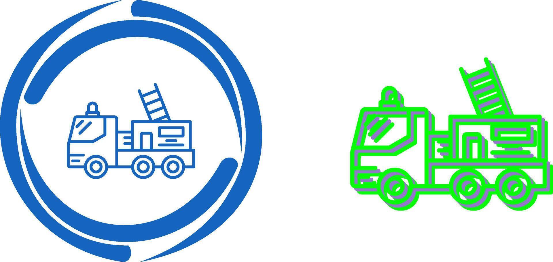Fire Truck Icon Design vector