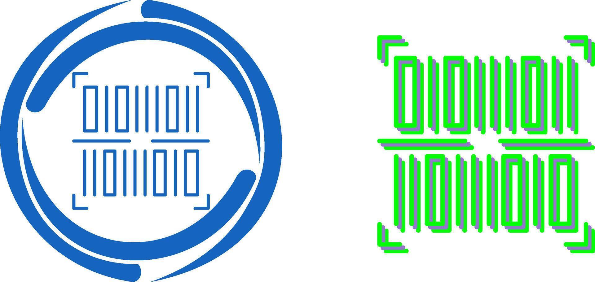 BarCode Icon Design vector