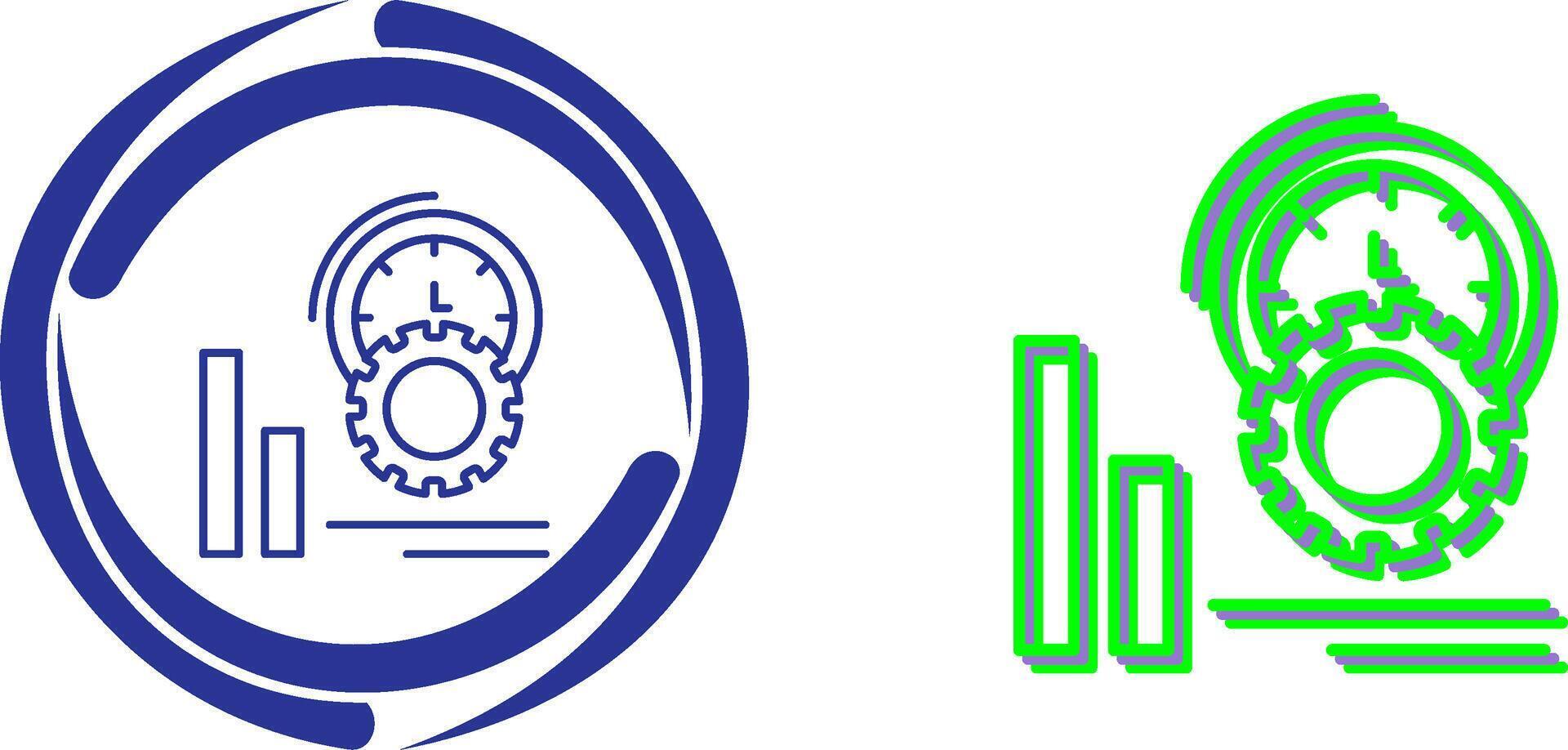 Performance Icon Design vector