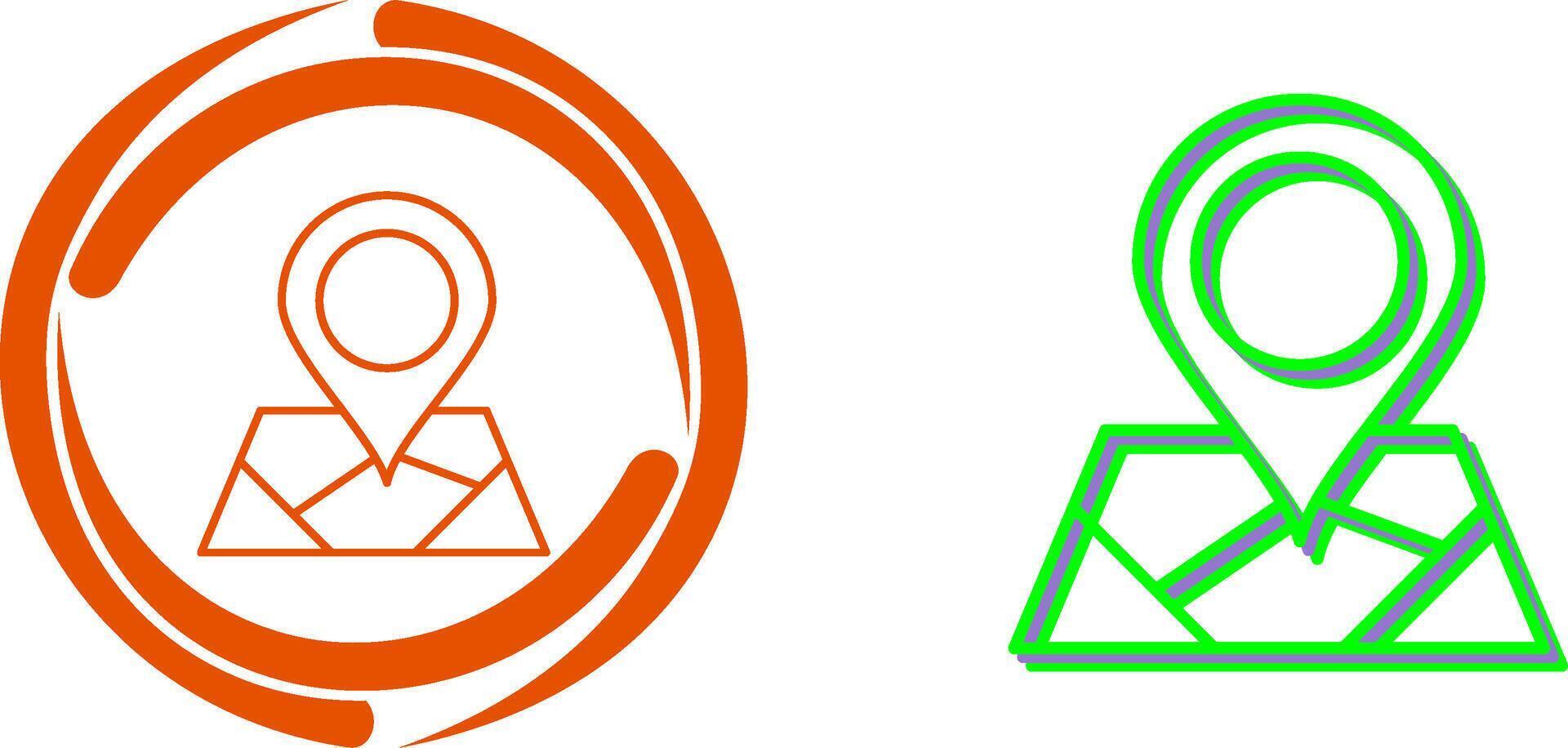 Map Icon Design vector
