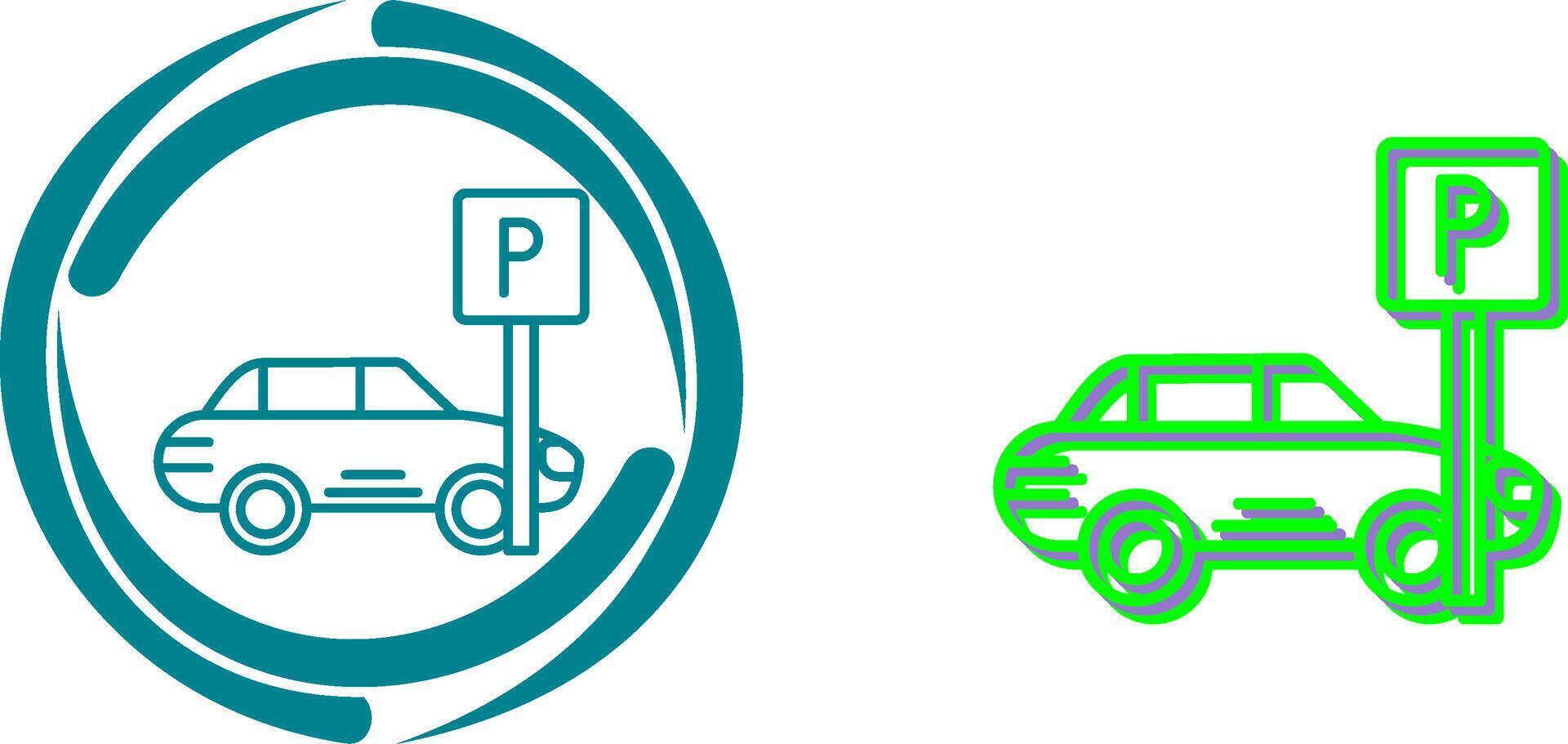 Parking Icon Design vector