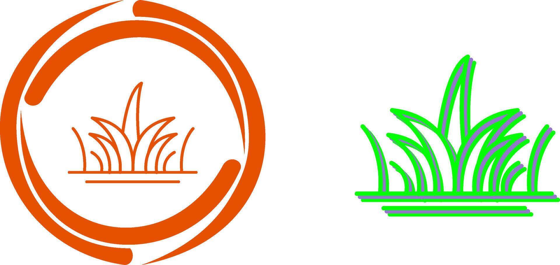 Grass Icon Design vector
