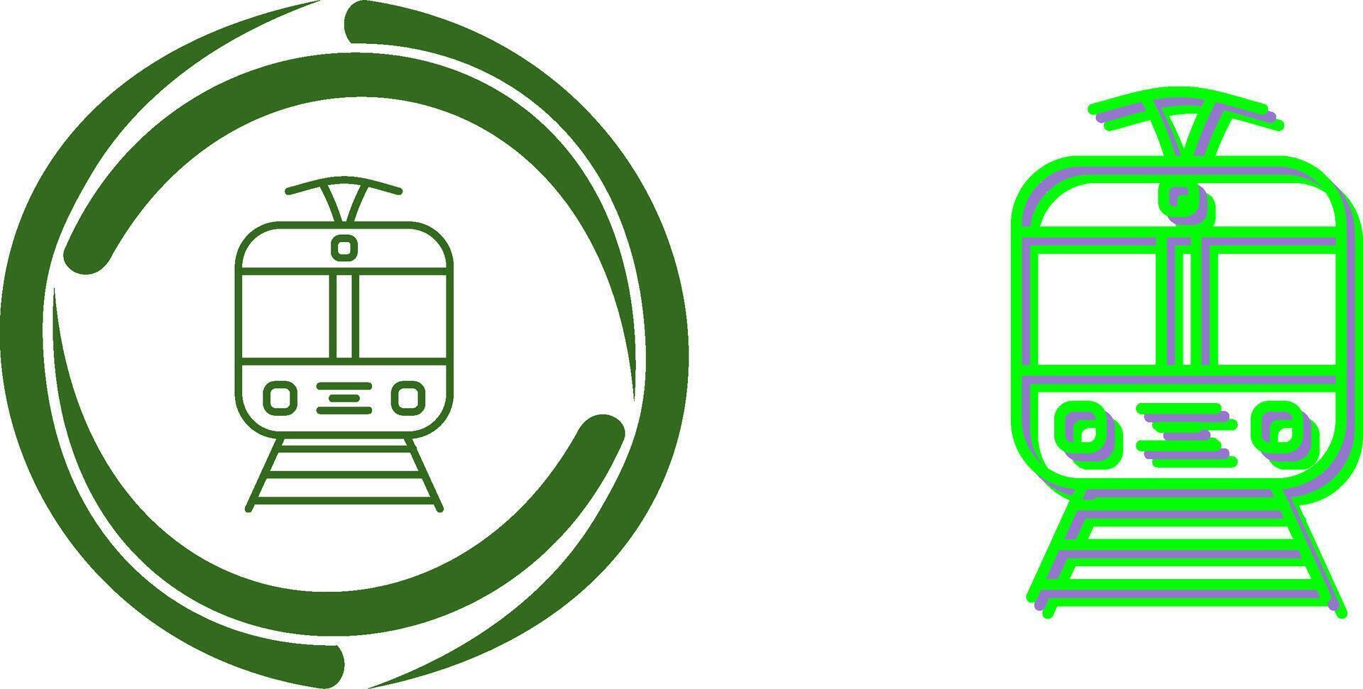 Tram Icon Design vector