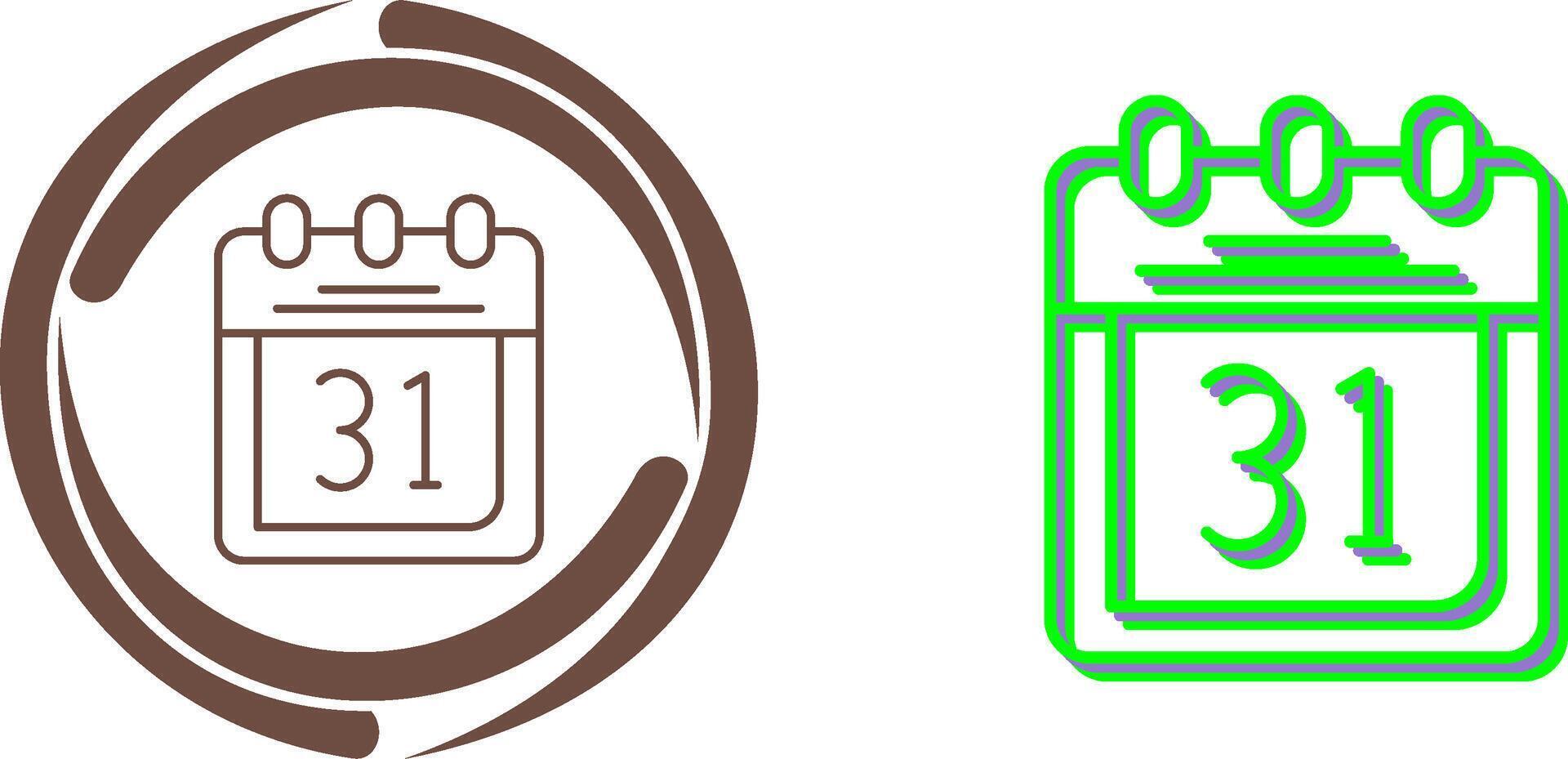 Calendar Icon Design vector