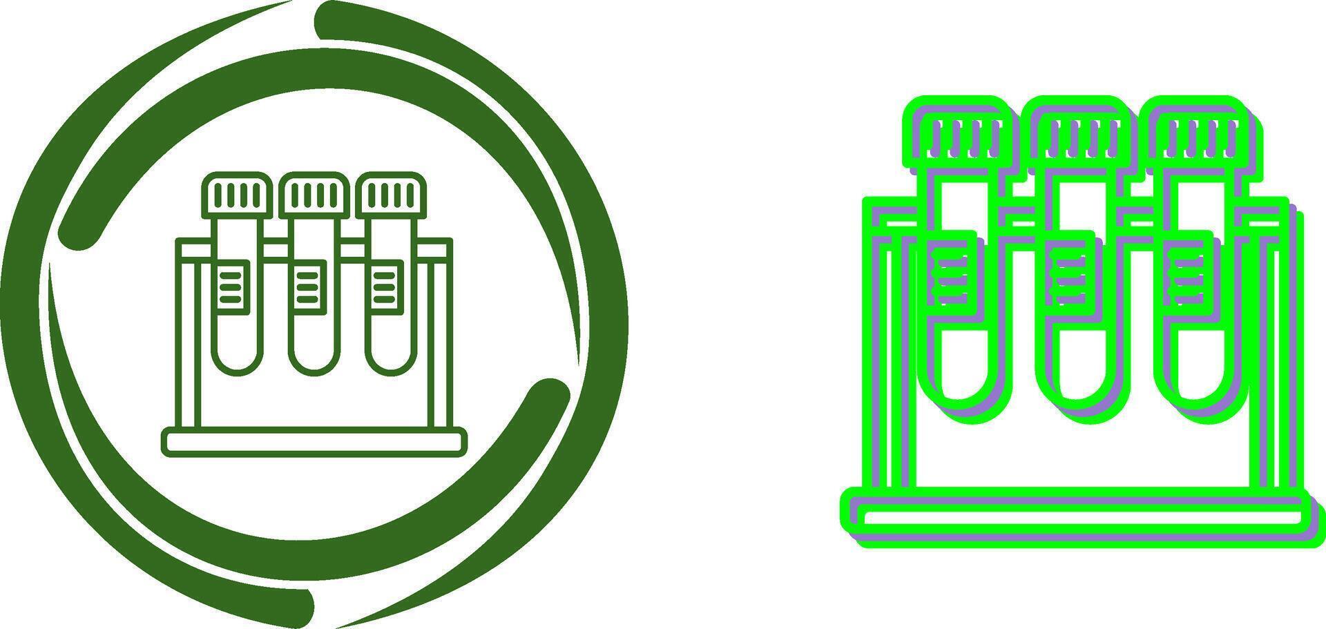 Test Tube Icon Design vector