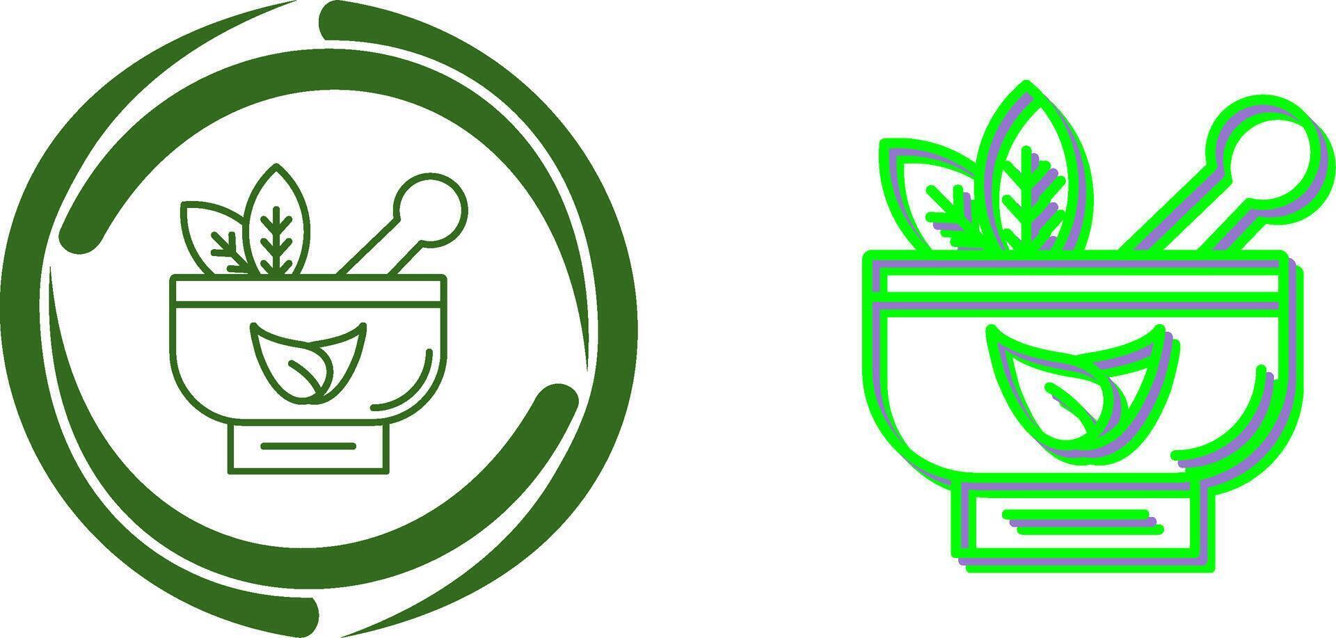 Ayurvedic Icon Design vector