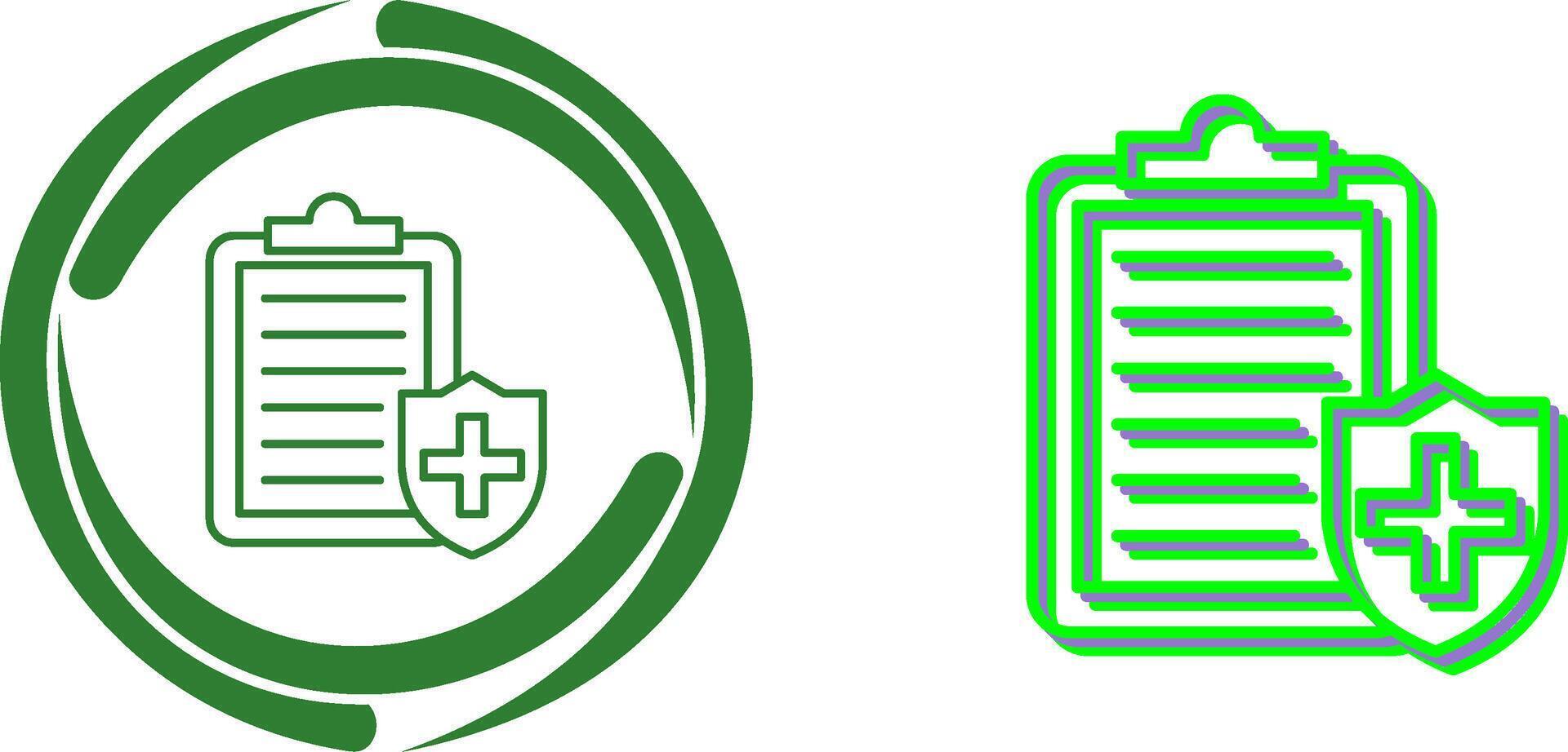 Medical Protection Icon Design vector