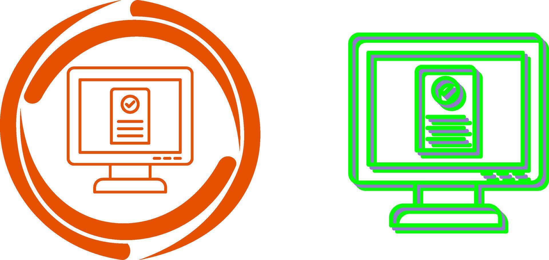 Online appointment Icon Design vector
