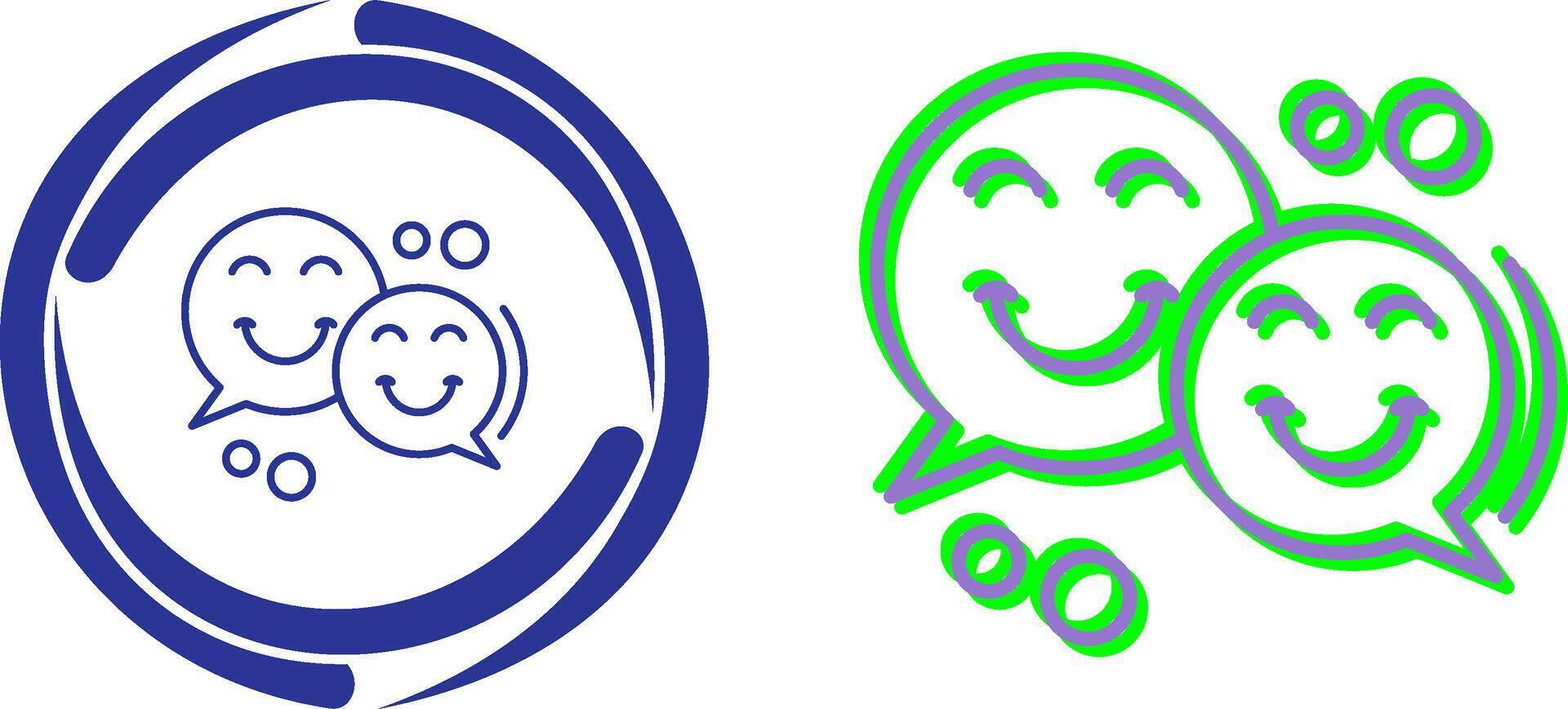 Chatting Icon Design vector