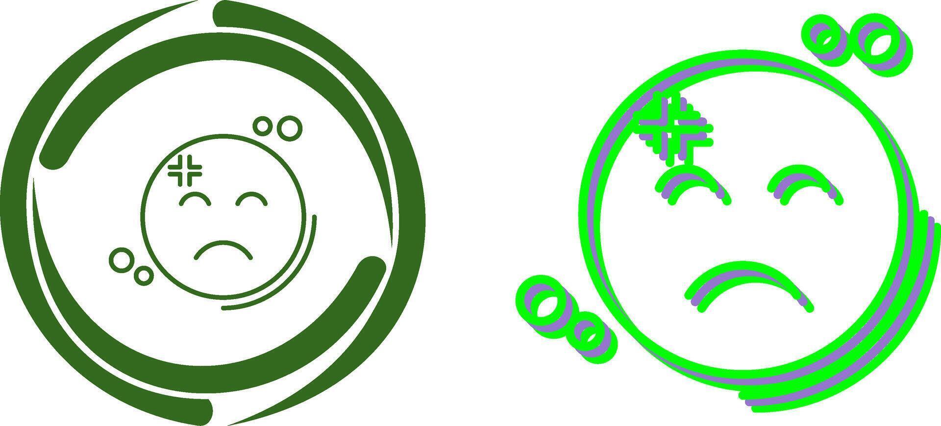 Dissapointment Icon Design vector
