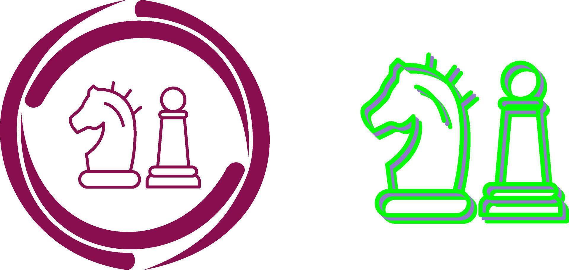 Chess Piece Icon Design vector