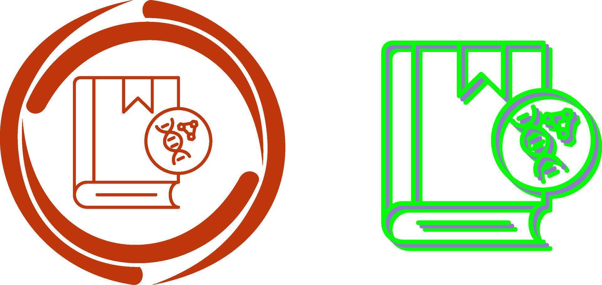 Dna Icon Design vector