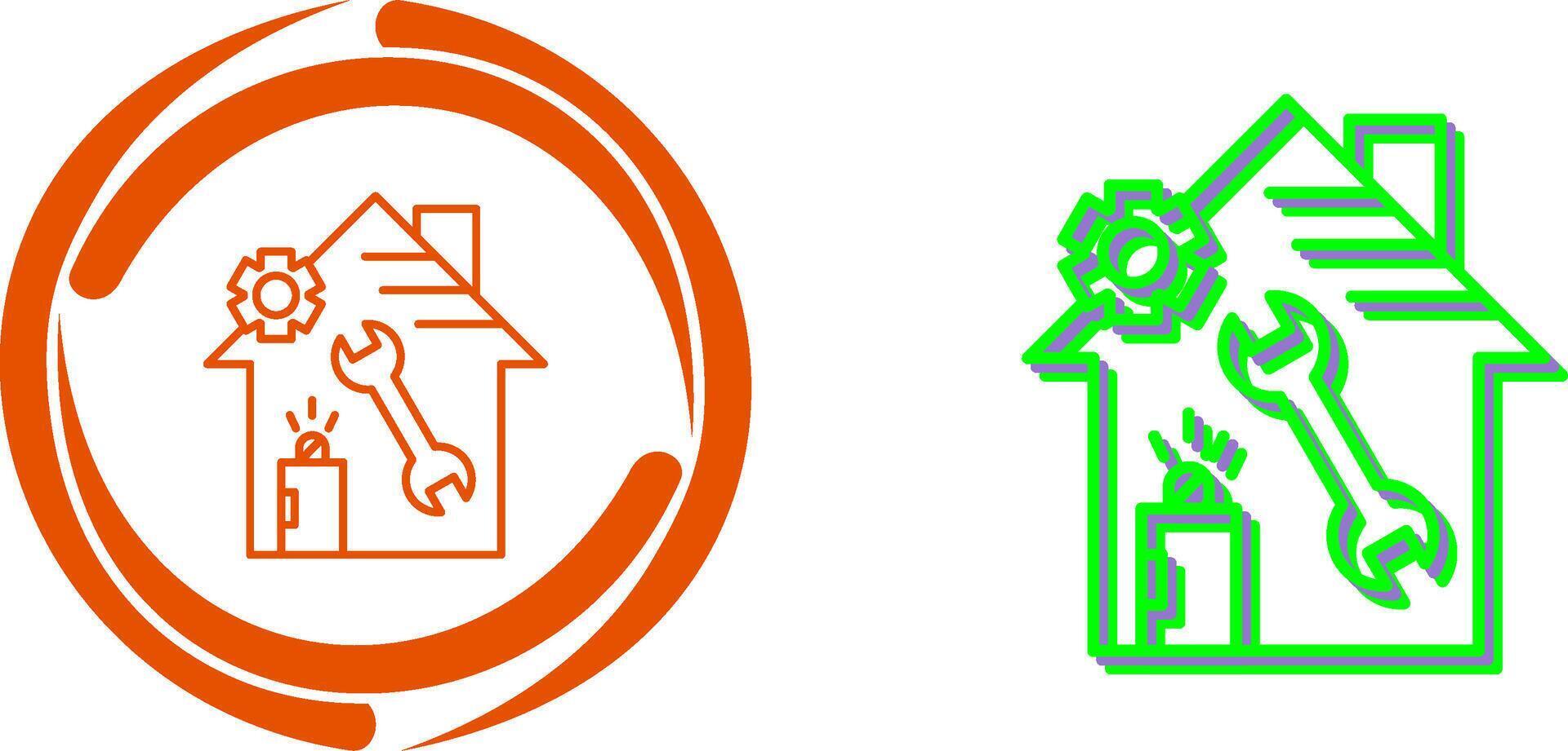 home repair Icon Design vector