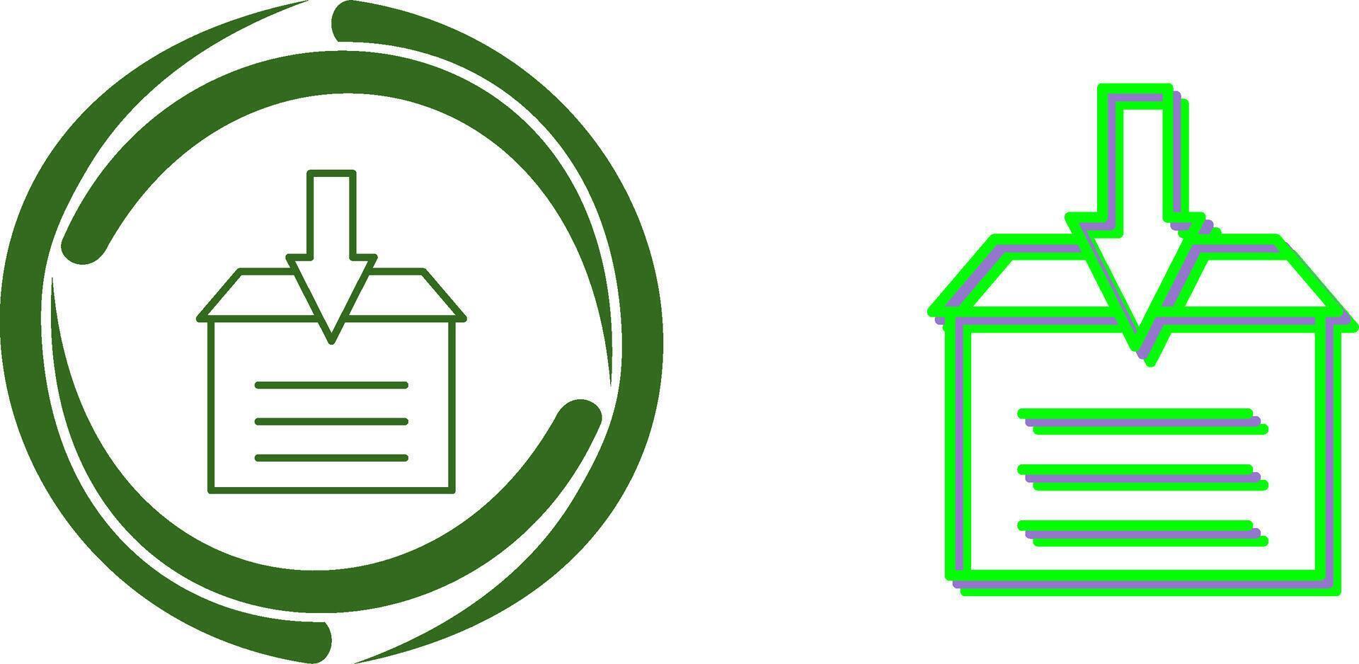 Archive Icon Design vector