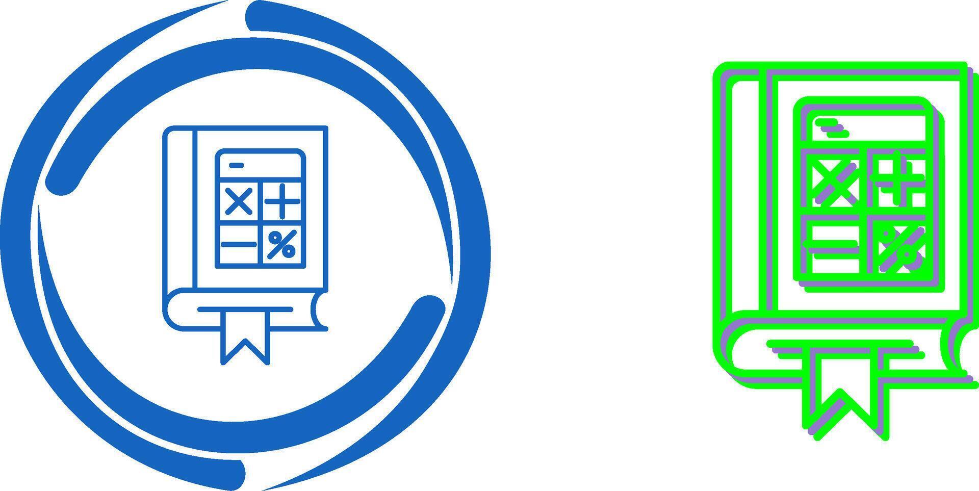Mathematics Icon Design vector