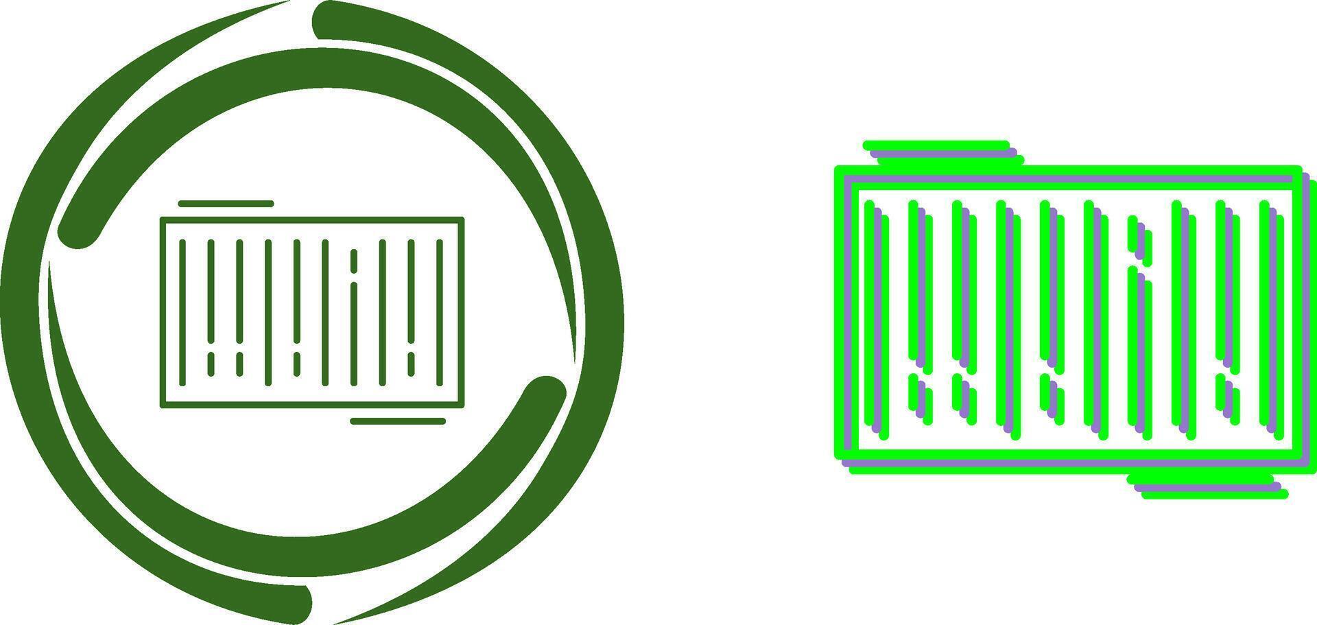 Barcode Icon Design vector