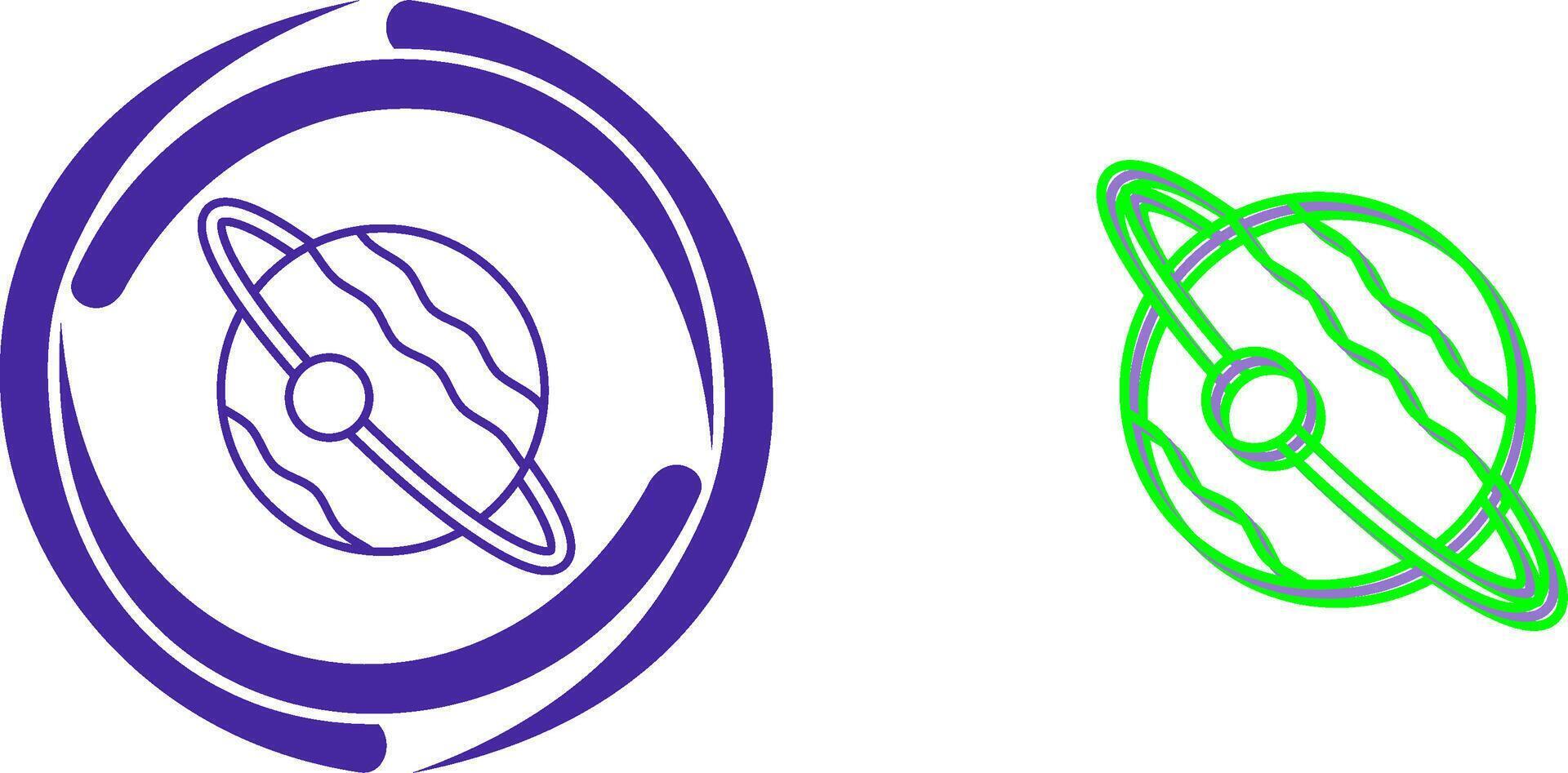 Planet Icon Design vector