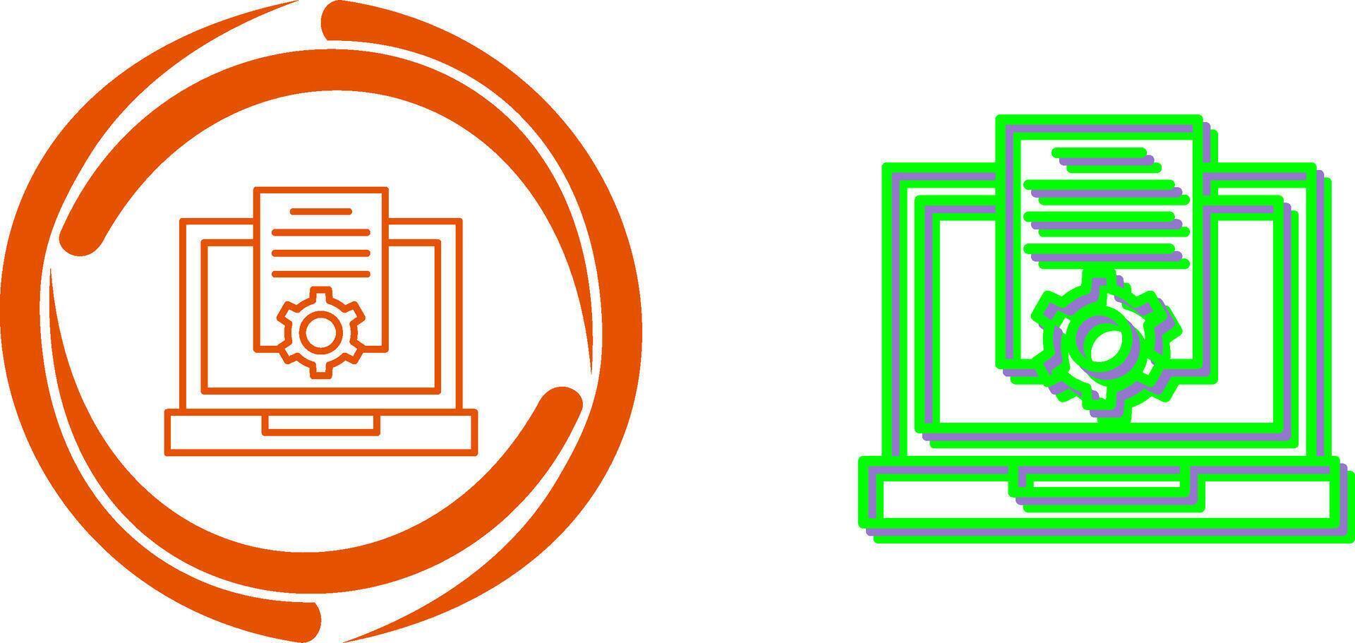 Research Icon Design vector