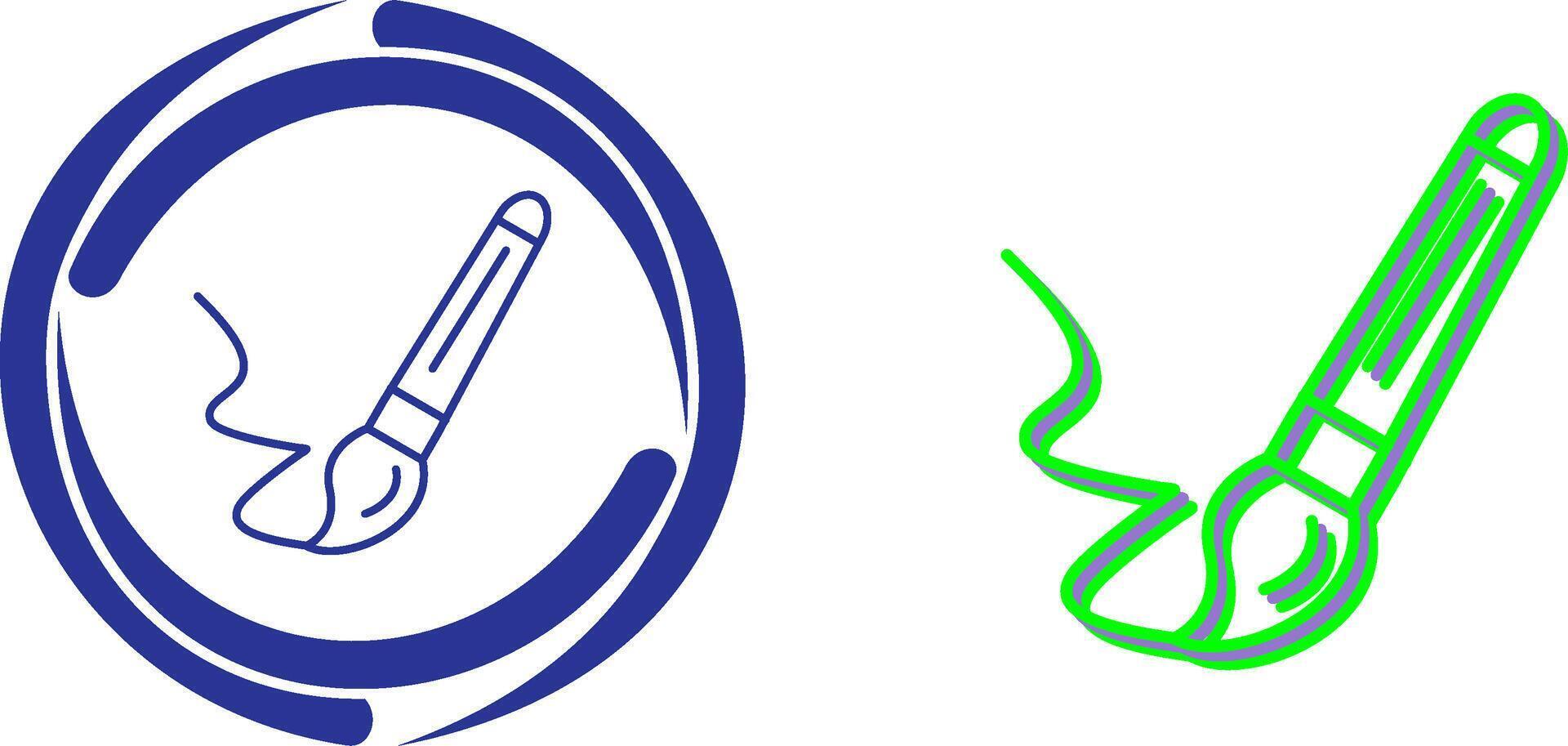 Paint Brush Icon Design vector