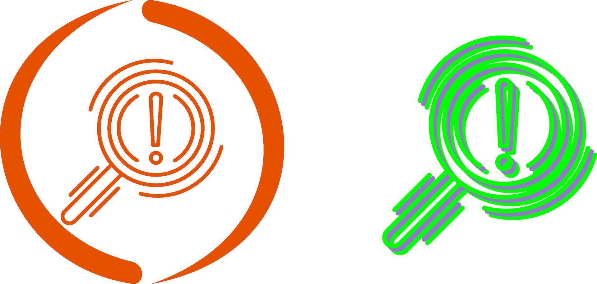 Problem Icon Design vector