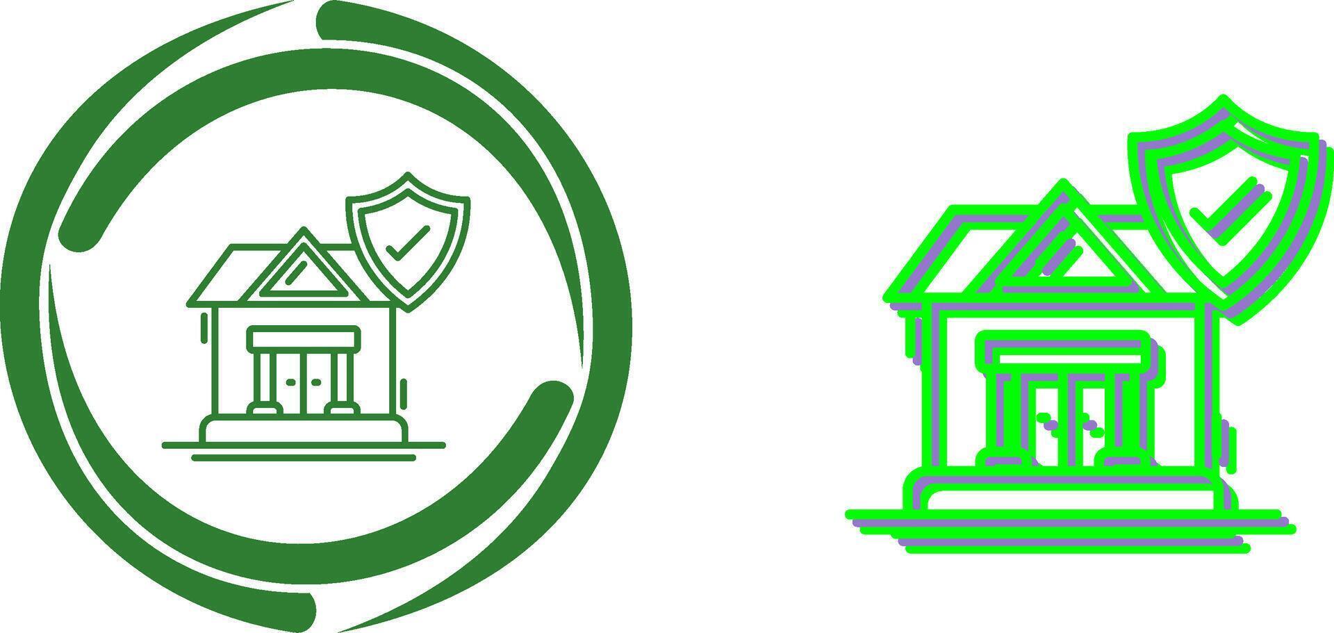 House Protection Icon Design vector