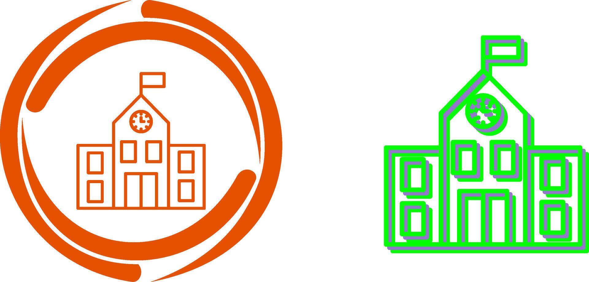 School Icon Design vector