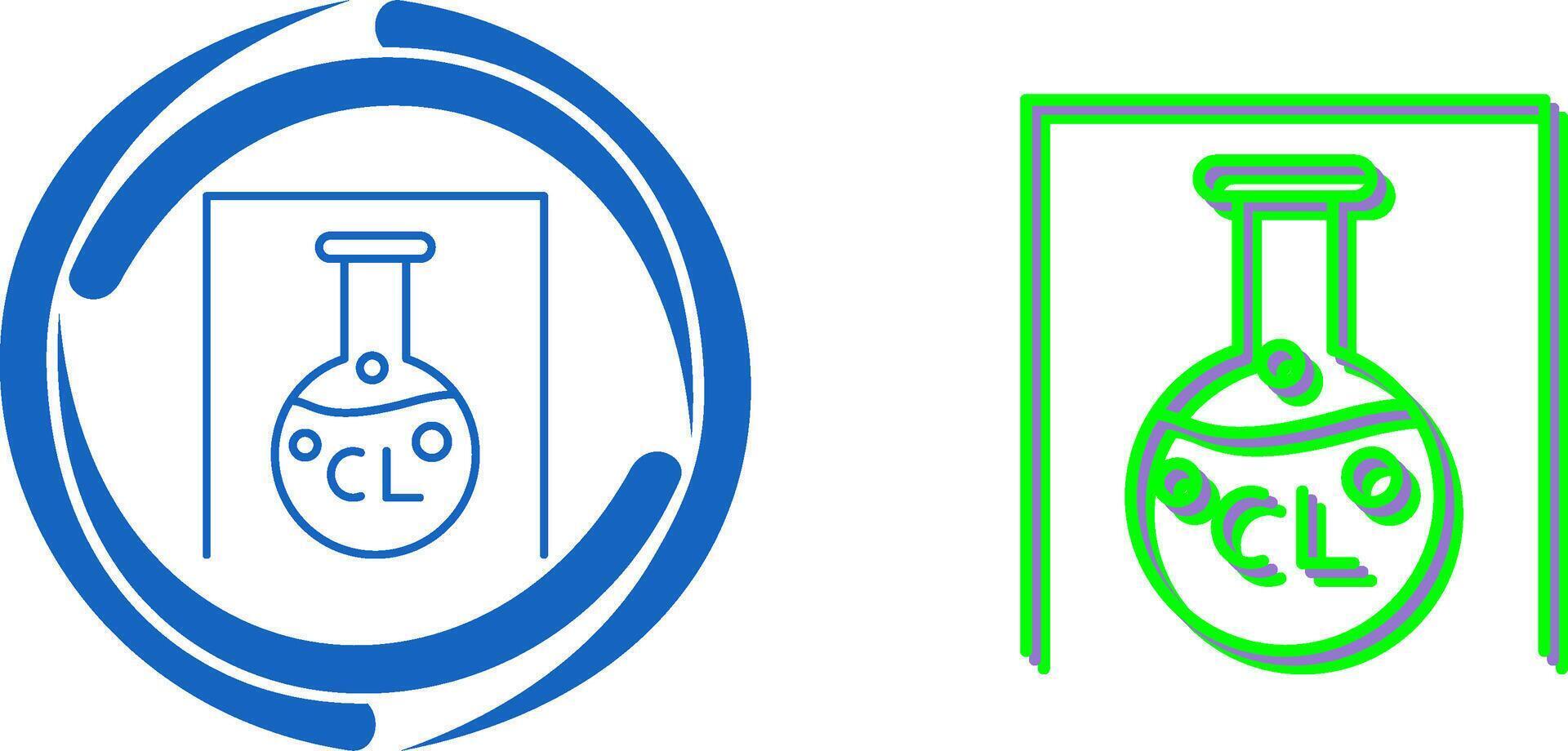 Flask Icon Design vector