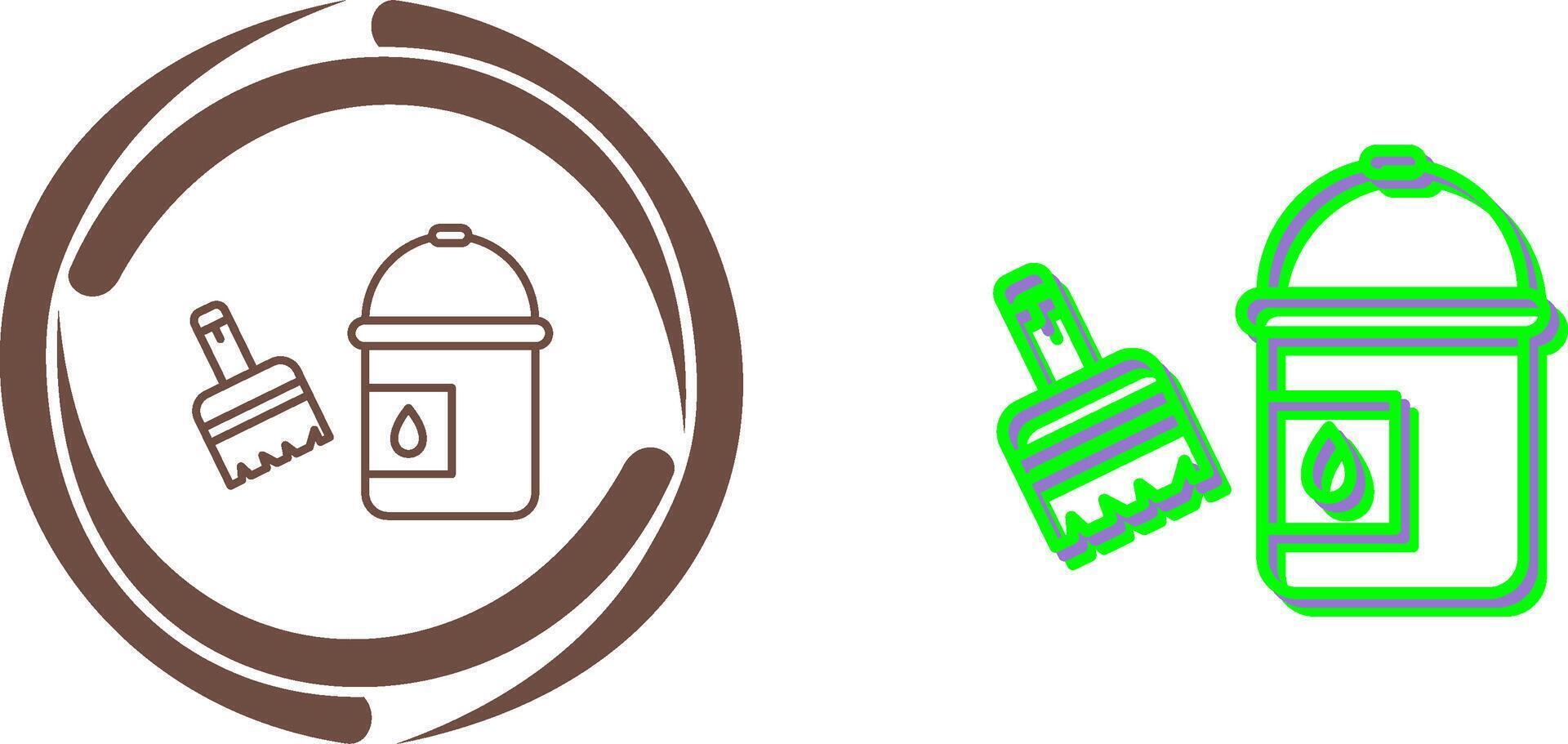 Paint Brush Icon Design vector