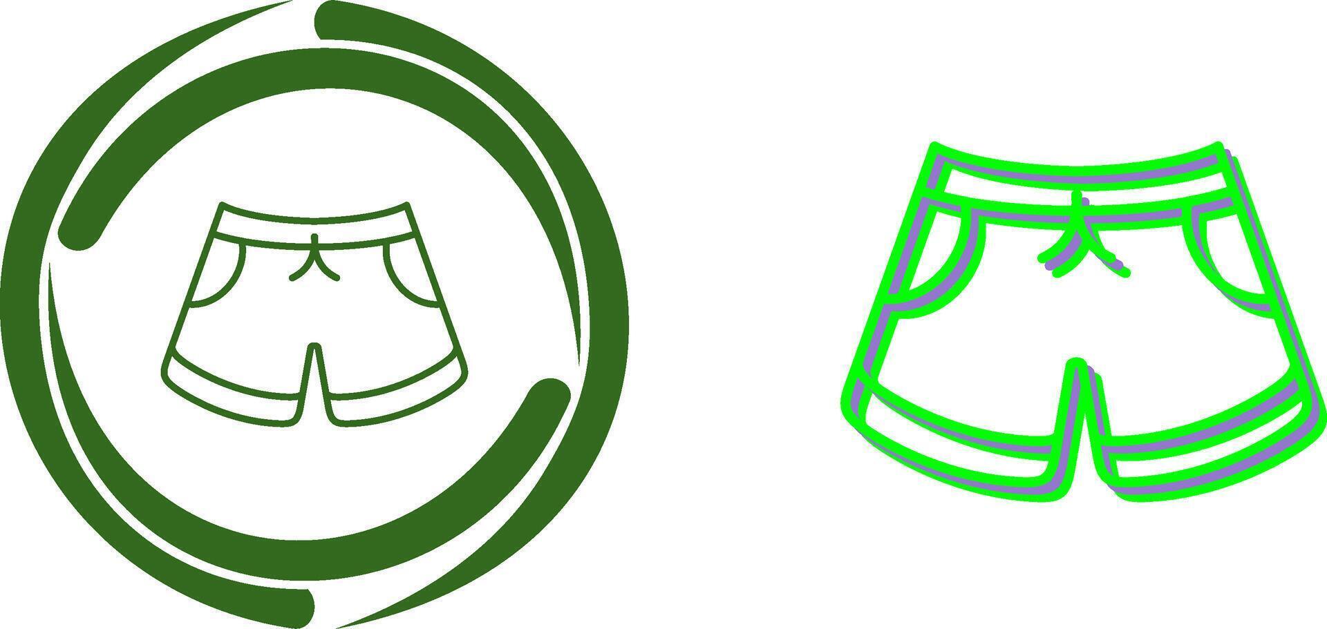 Swim Suit Icon Design vector