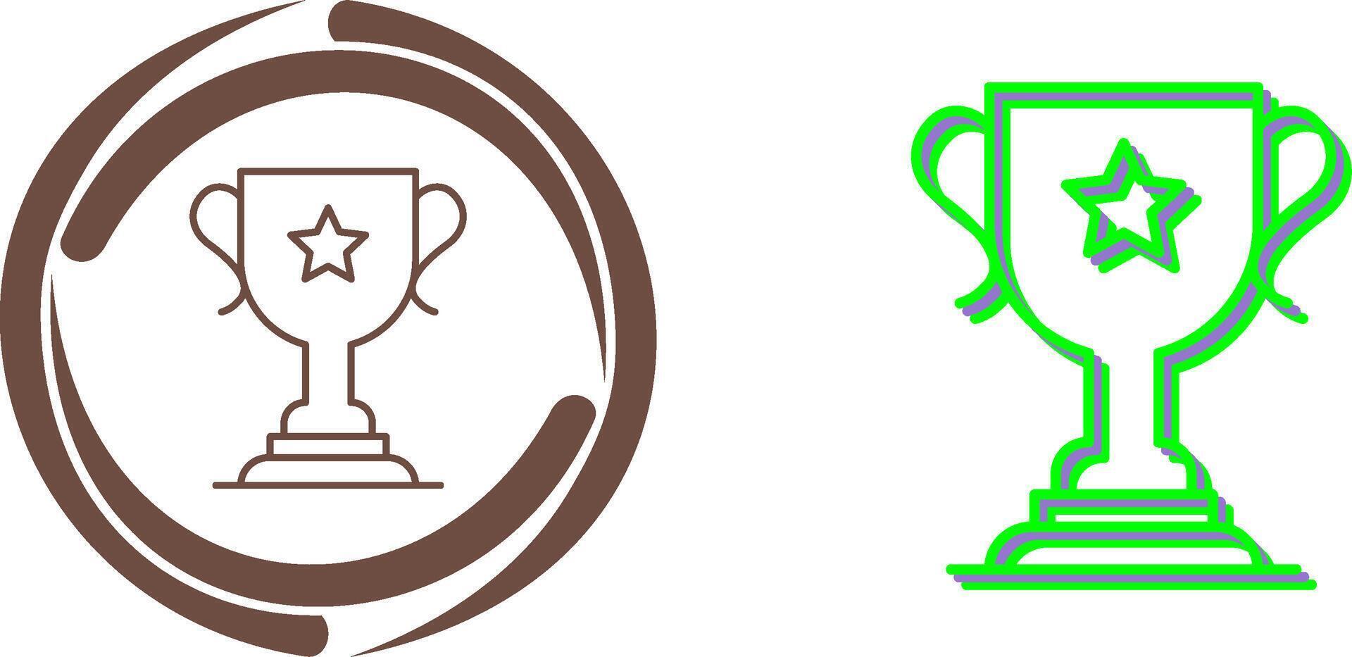 Trophy Icon Design vector