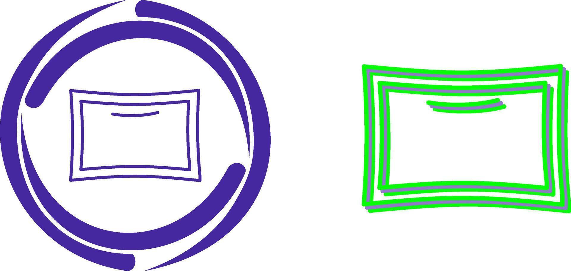 Pillow Icon Design vector
