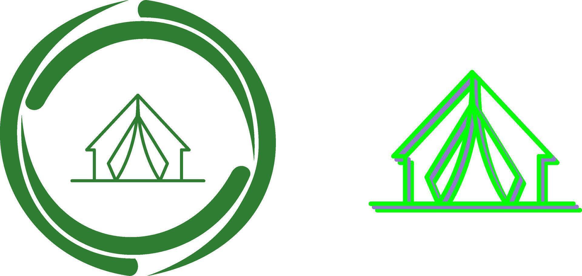Camp Icon Design vector