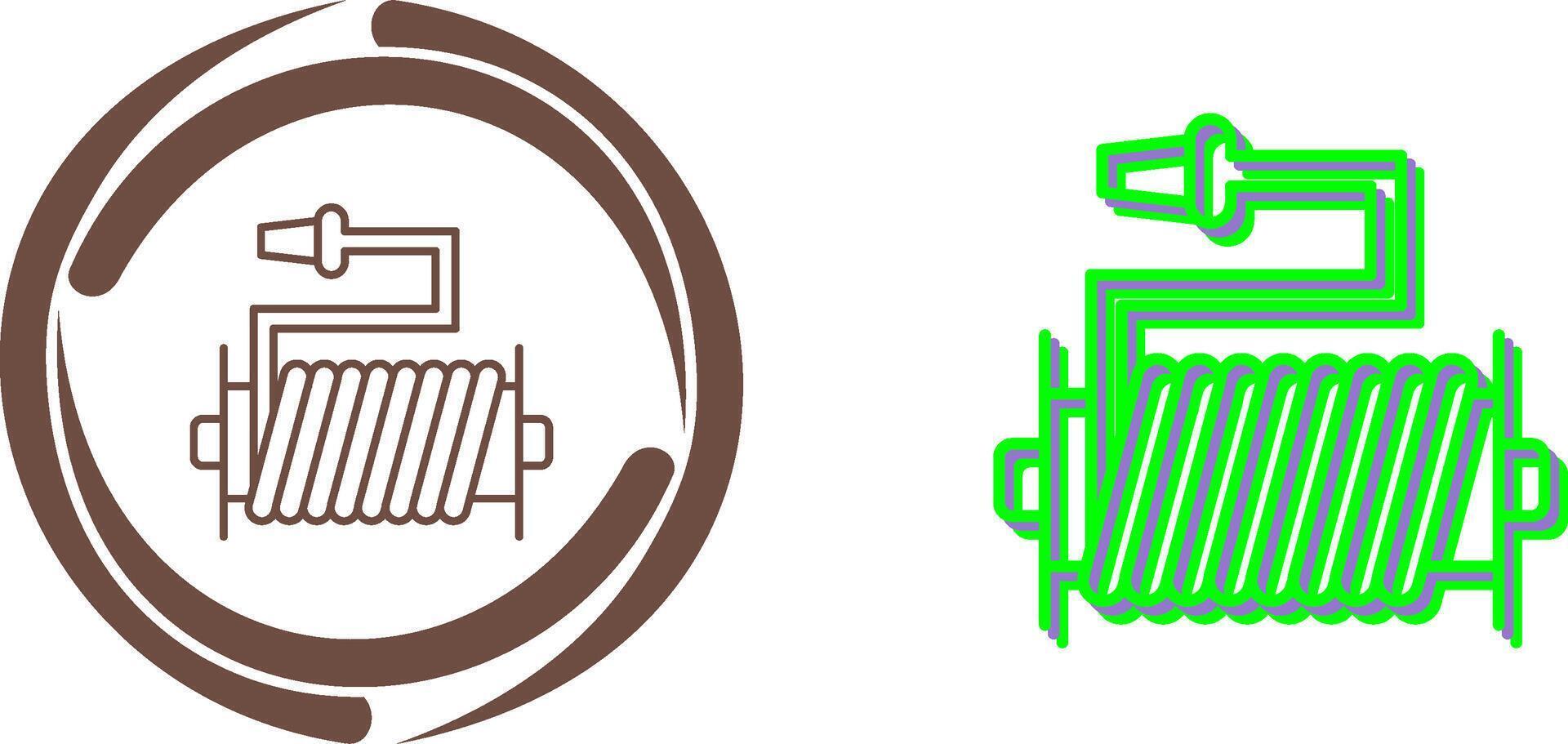Water Hose Icon Design vector