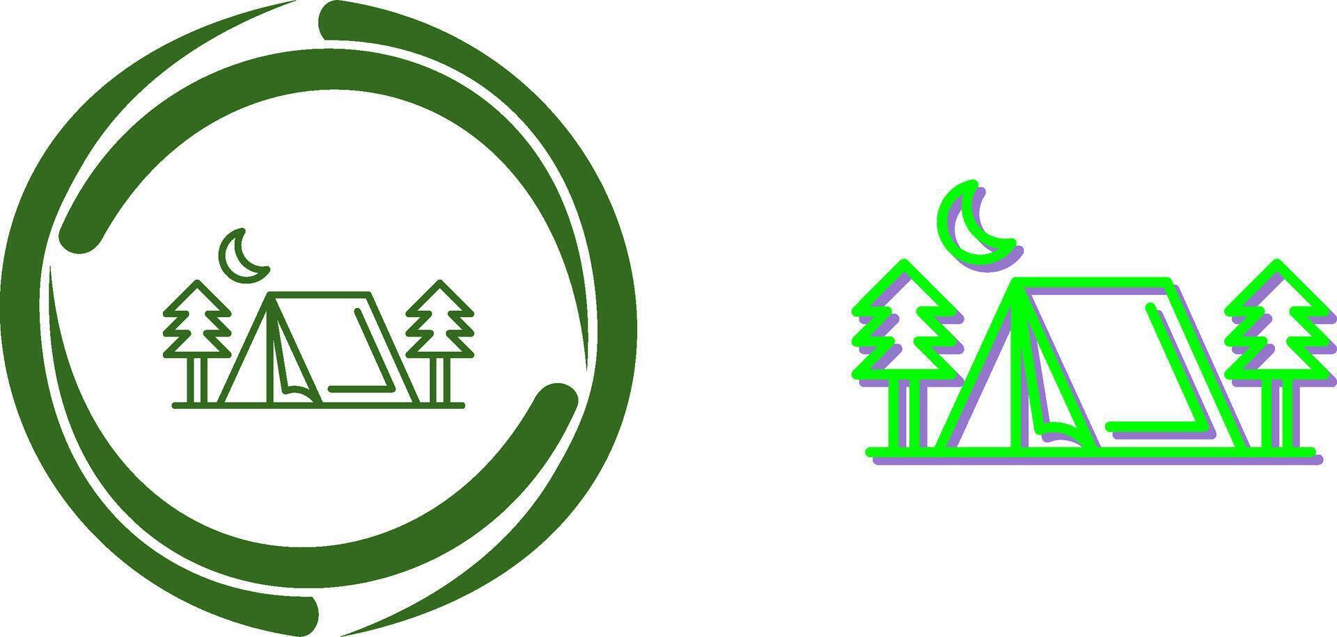 Tent Icon Design vector