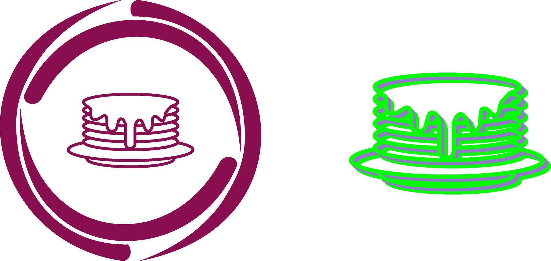 Pancake Icon Design vector