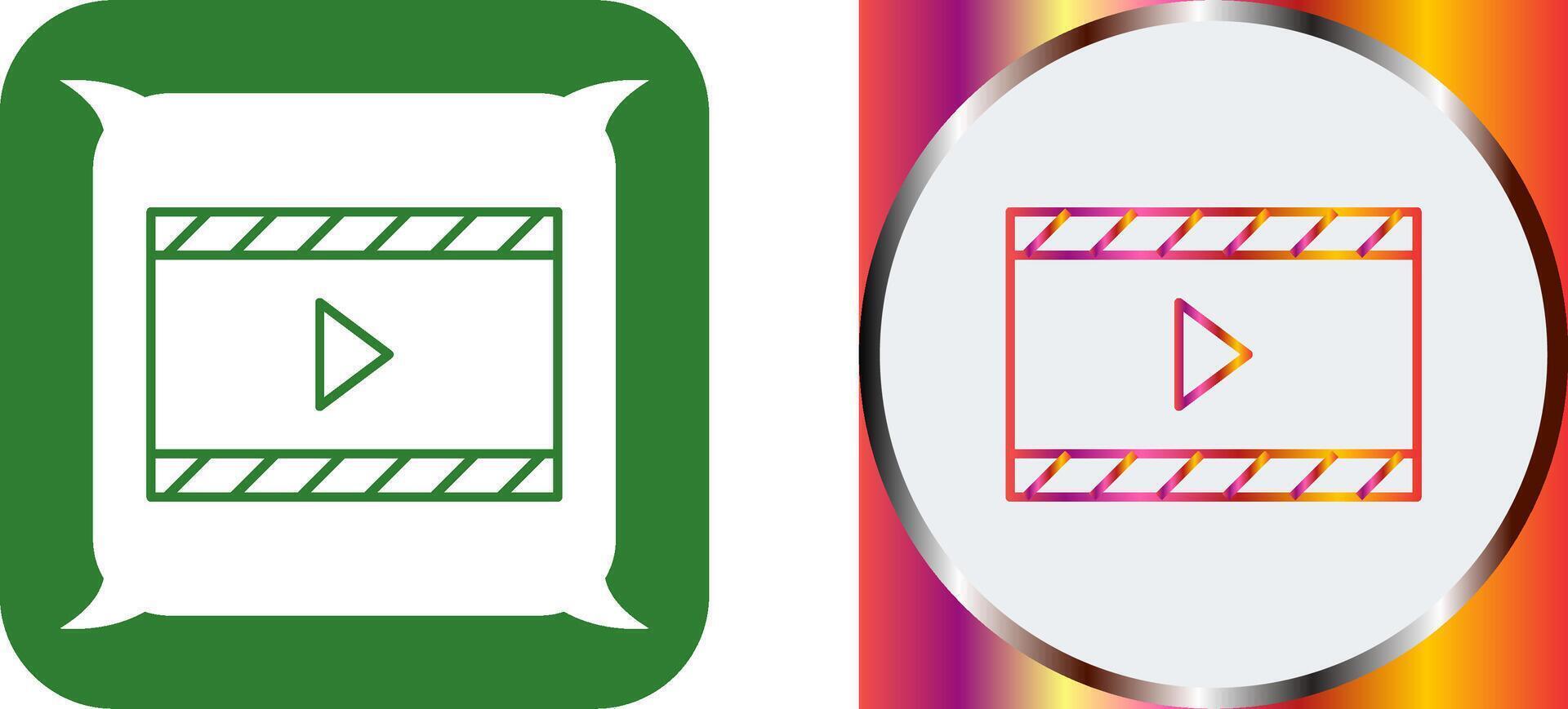 Unique and Animation Icon Design vector