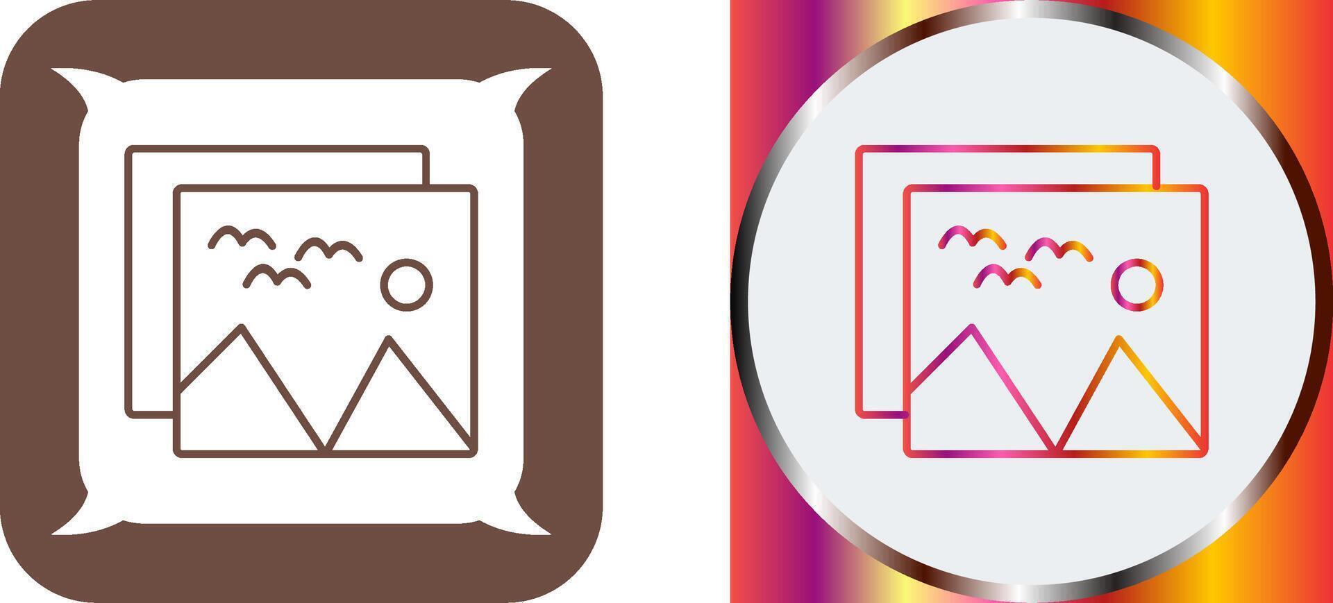 Pictures Icon Design vector