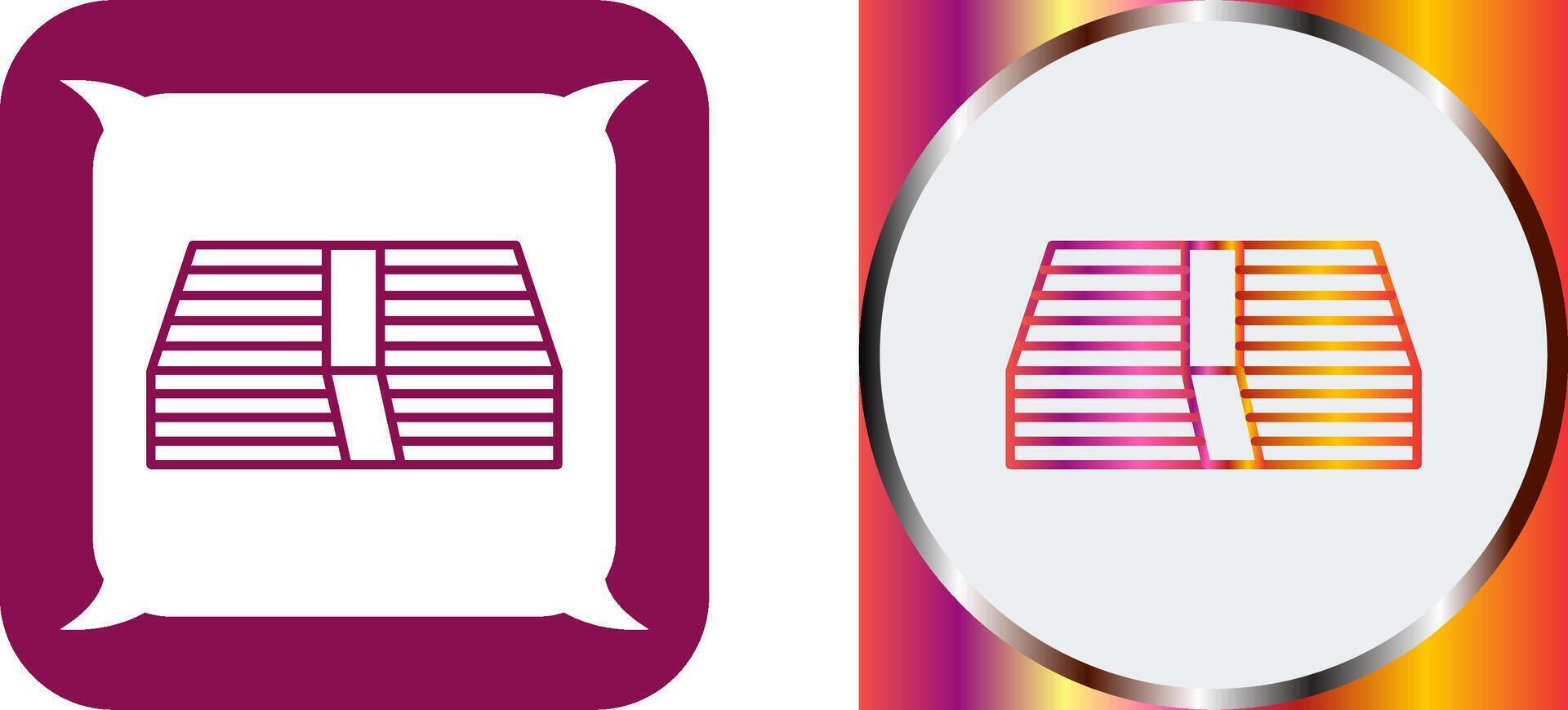 Pack of Bills Icon Design vector