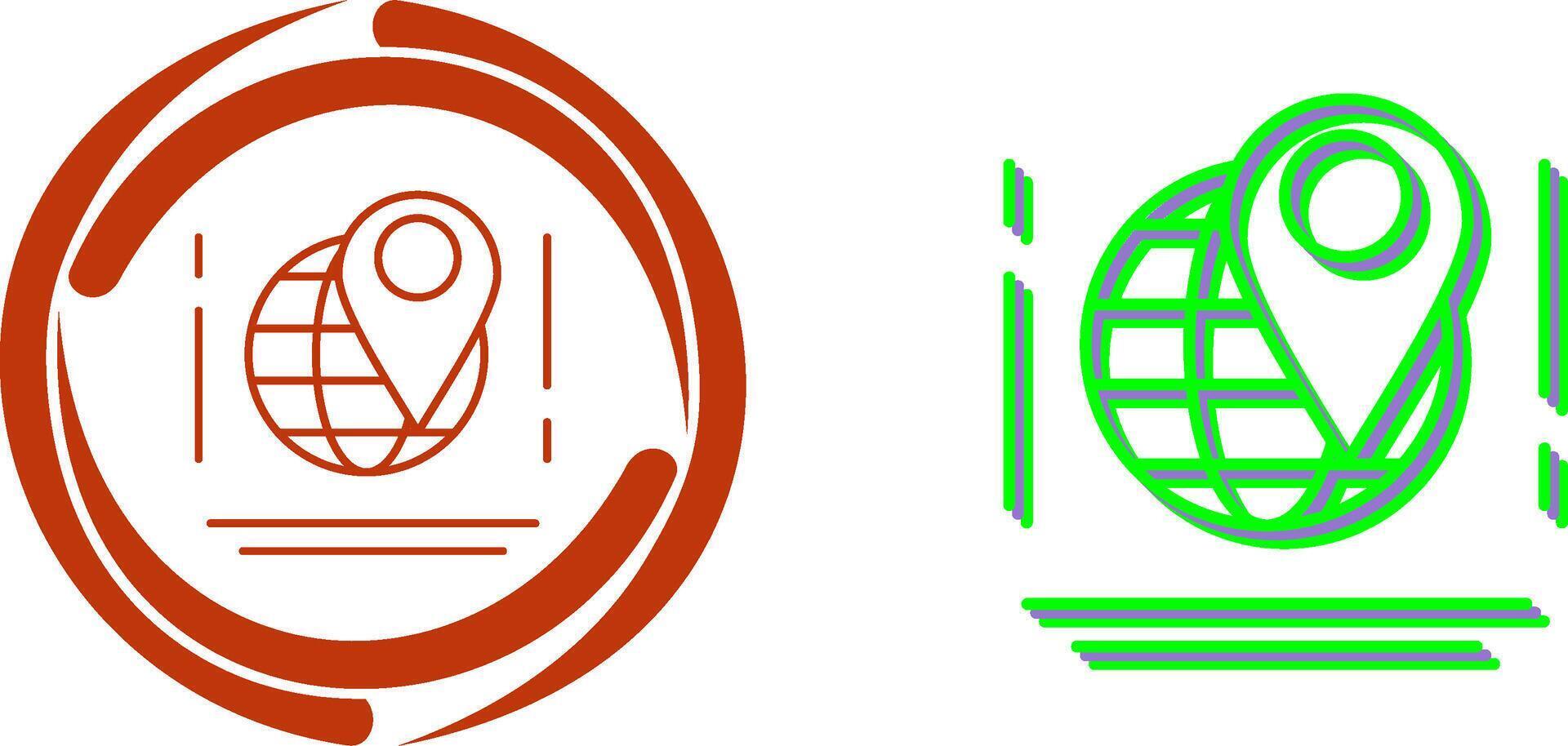 Map Icon Design vector